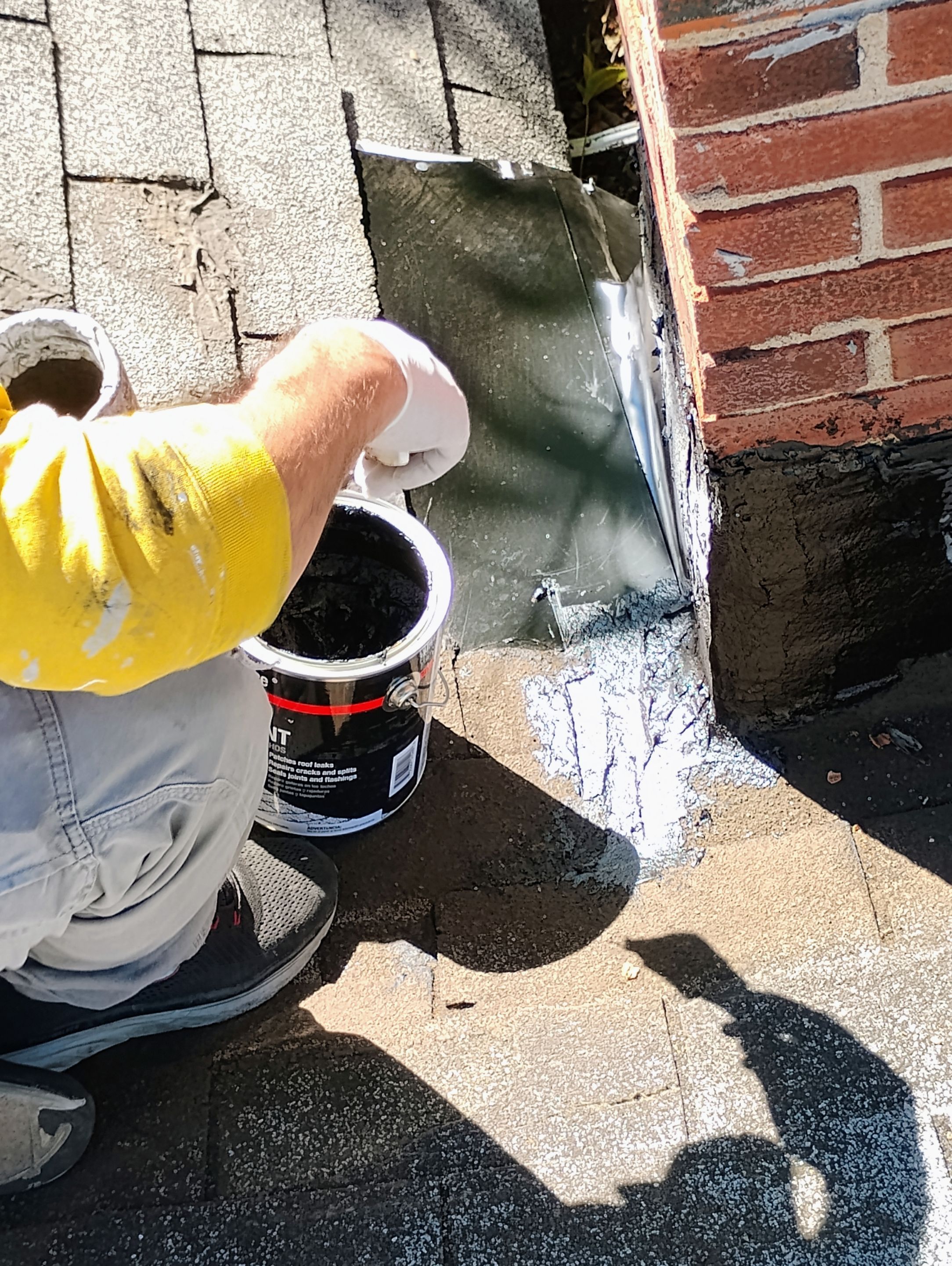 Roof Patch & Basement Plumbing Repair Project - Jennings, MO by Legendary Services Company LLC.