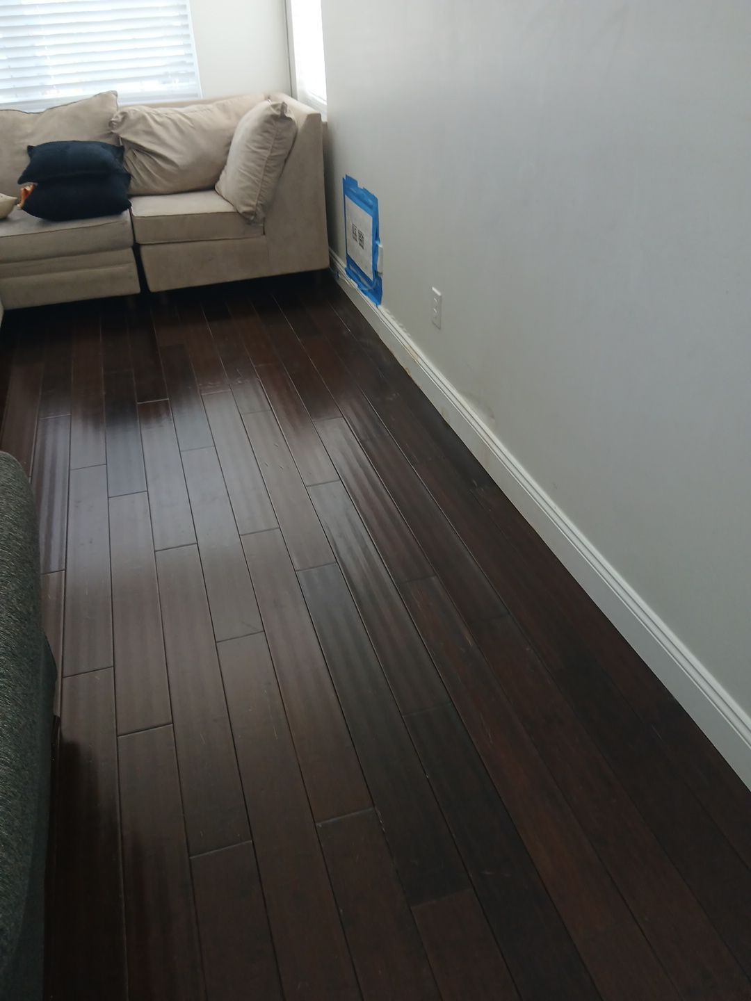 Professional Water Damage Mitigation and Hardwood Floor Drying in Wellington by SuperClean
