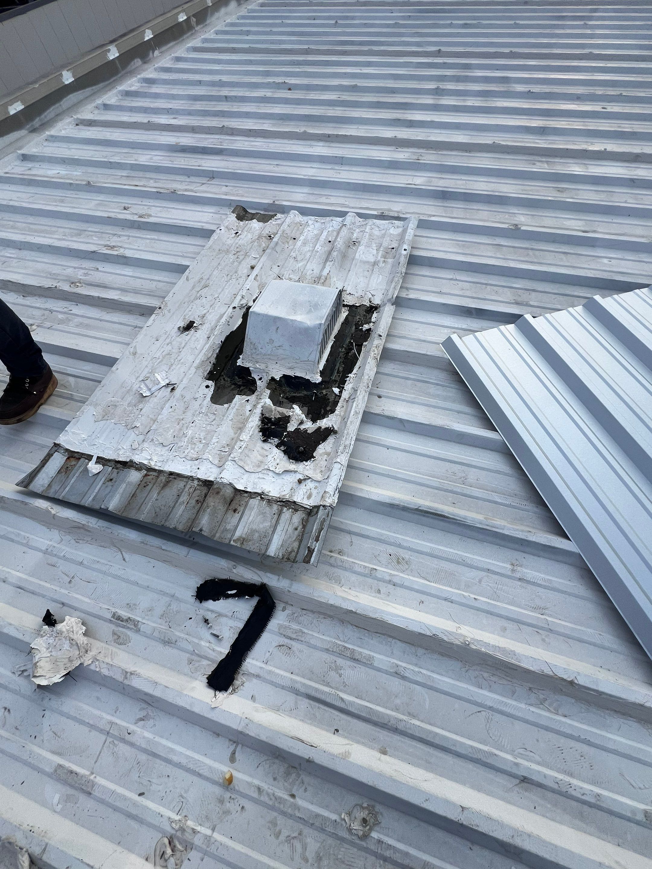 Commercial Roofing Repair using Metal by Roof Repair Company