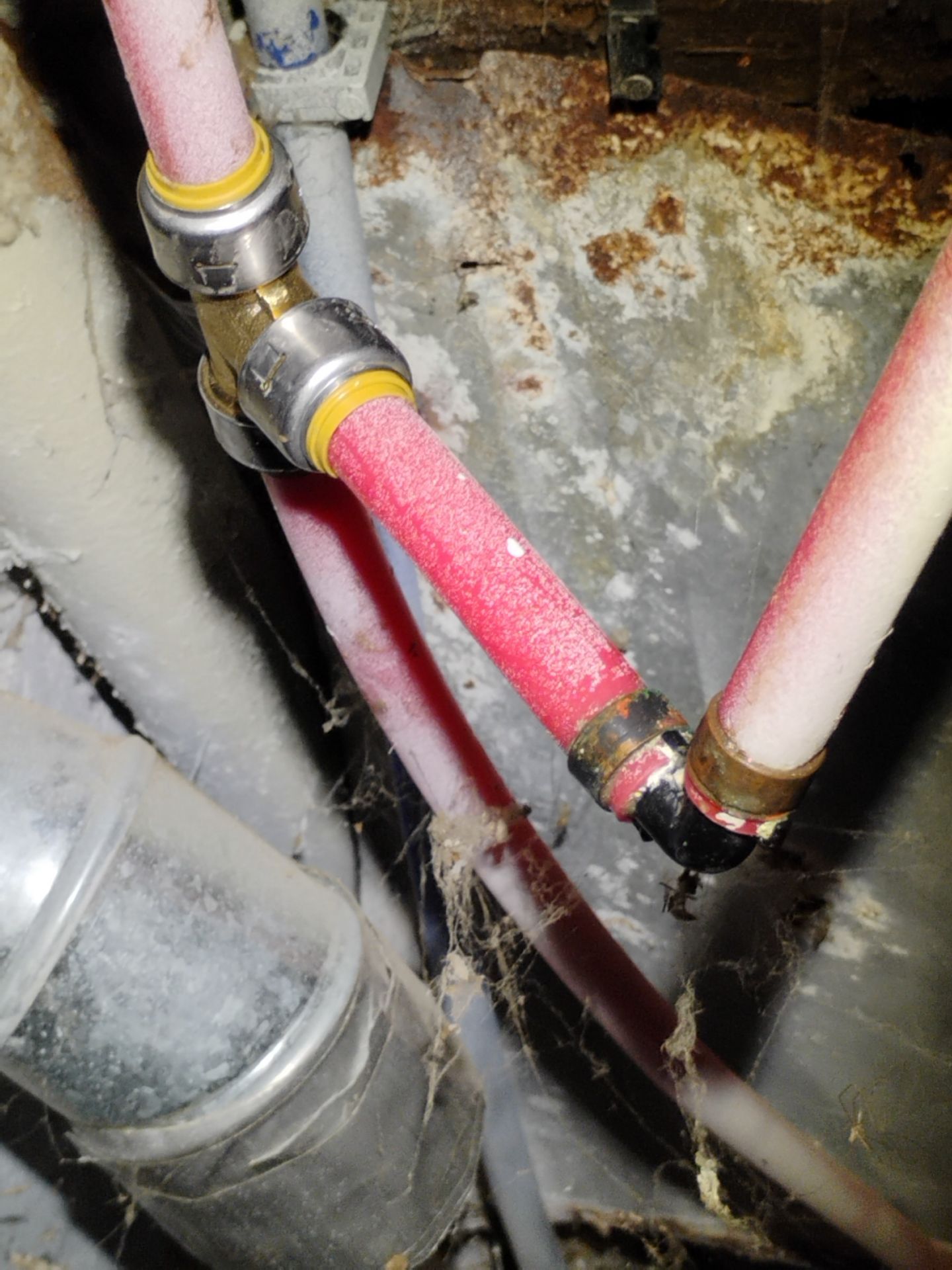 Roof Patch & Basement Plumbing Repair Project - Jennings, MO by Legendary Services Company LLC.