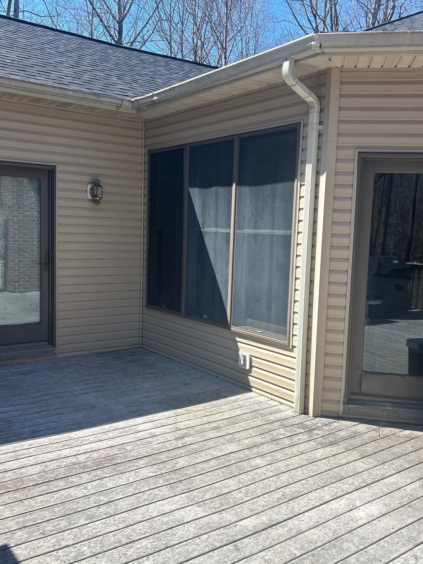 Window replacement with minor carpentry and siding/gutter replacement. by Window Depot of Annapolis