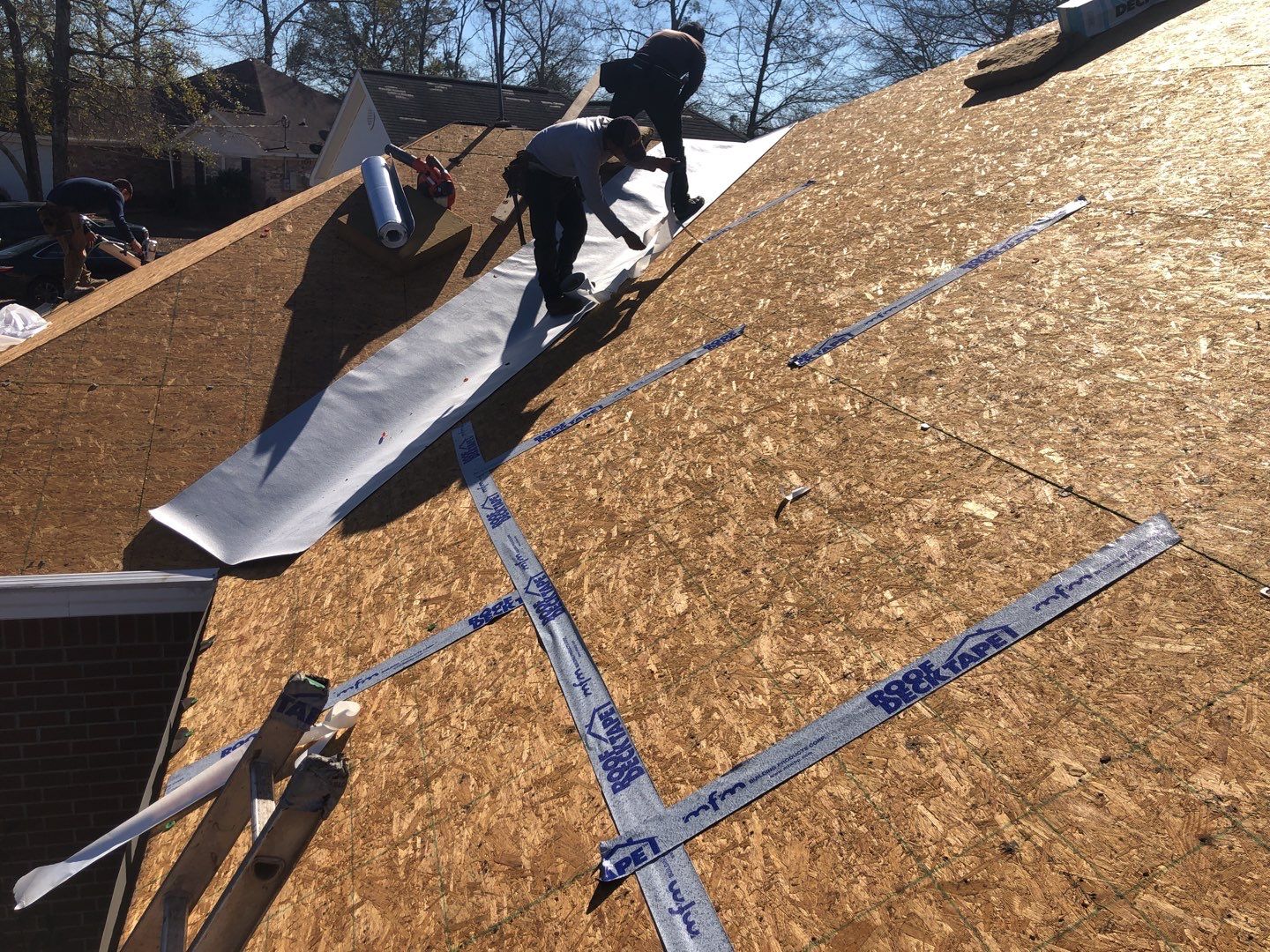 Residential Roofing Installation using Roof Replacement by American Roofing & Construction LLC