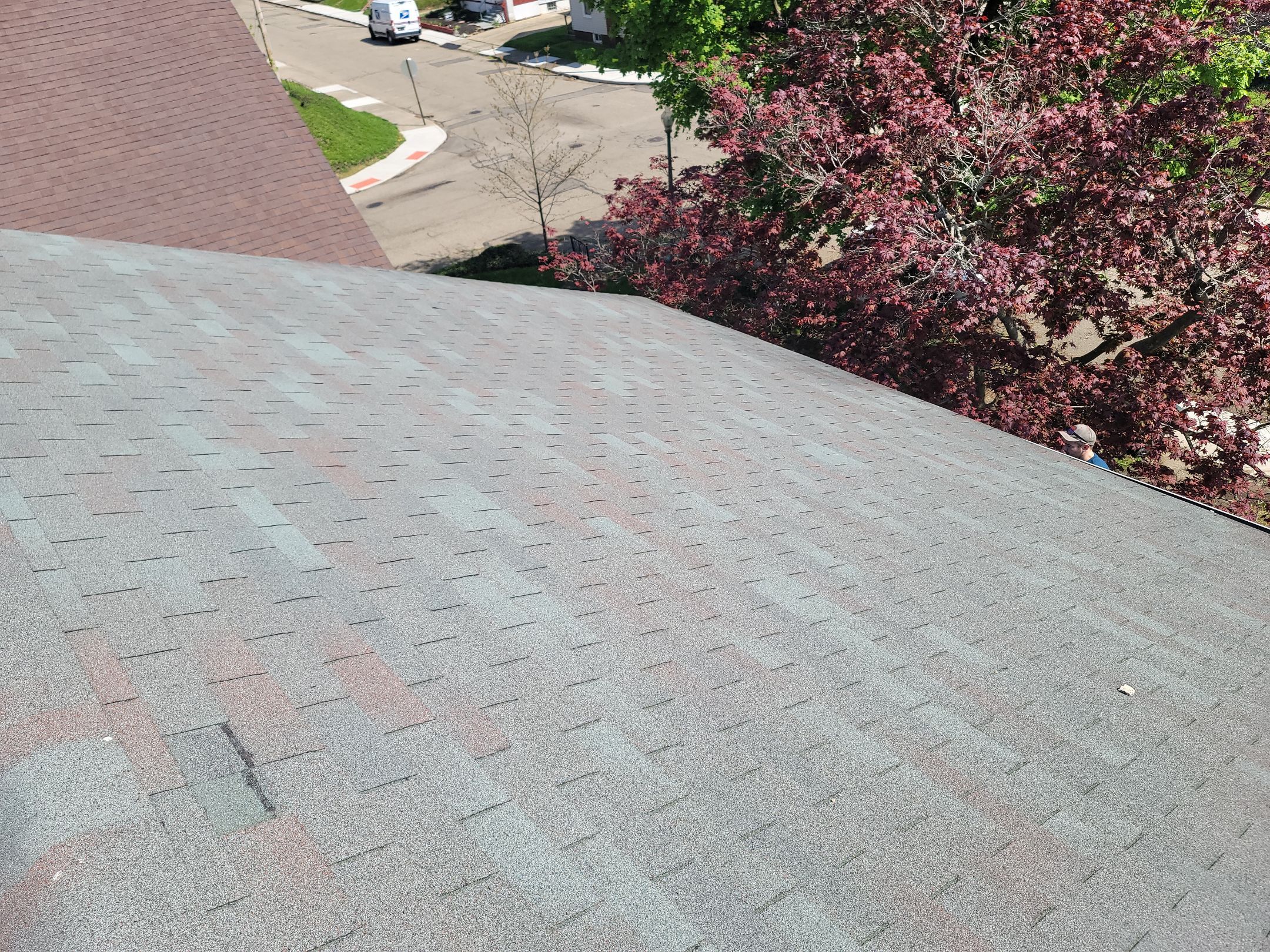 ATLAS PINNACLE COLOR: BURNT HICKORY DRIP EDGE: WHITE by Eagle Eye Roofing