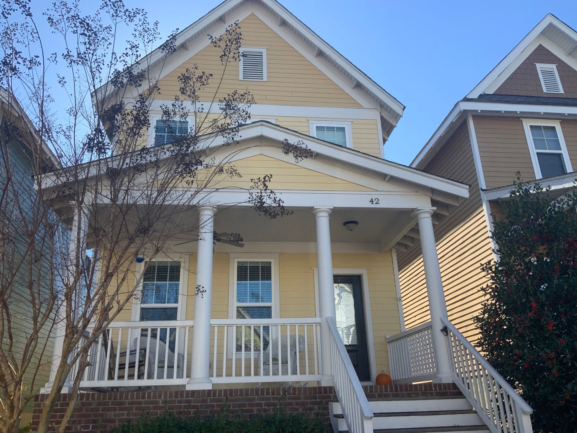 Exterior painting Chapel Hill NC G. Woods by GonzalezPainters & Contractors Inc 