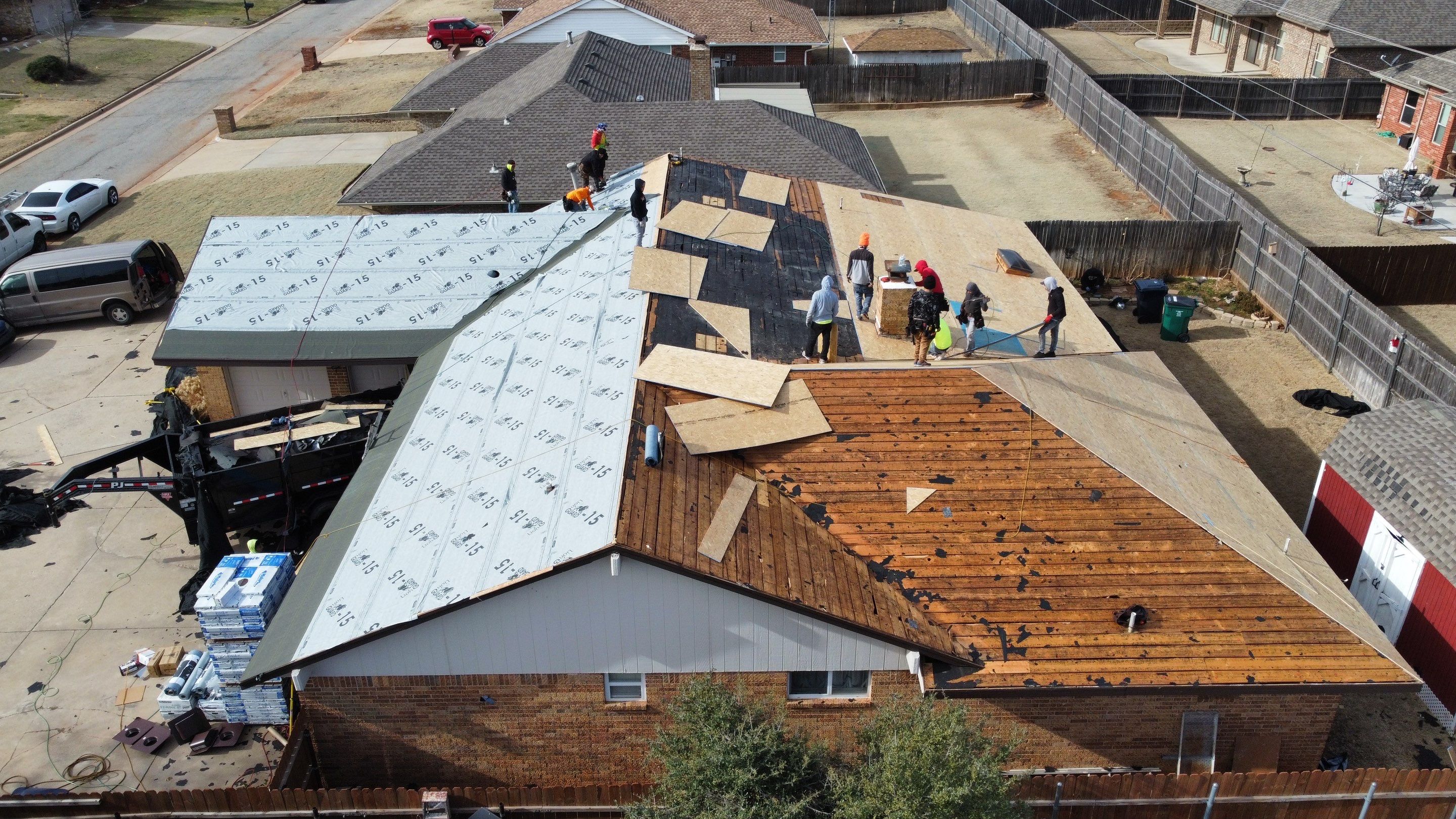 Malarkey Class 3 Antique brown install by Icon Roofing And Construction 