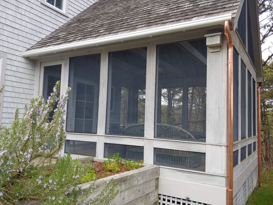 Gutter Installation using 4x5 FiberGlass Gutter by Gutter Pro Enterprises