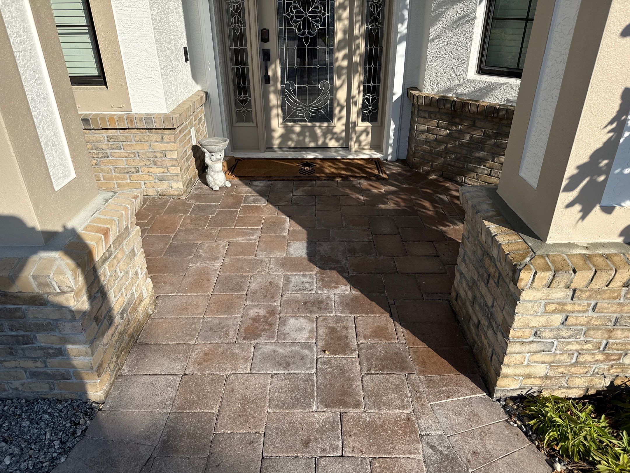 Flat Tile Roof, Paver Pool Deck & Driveway Cleaning | Cove at Twin Rivers, Parrish FL by Sunshine AquaWash