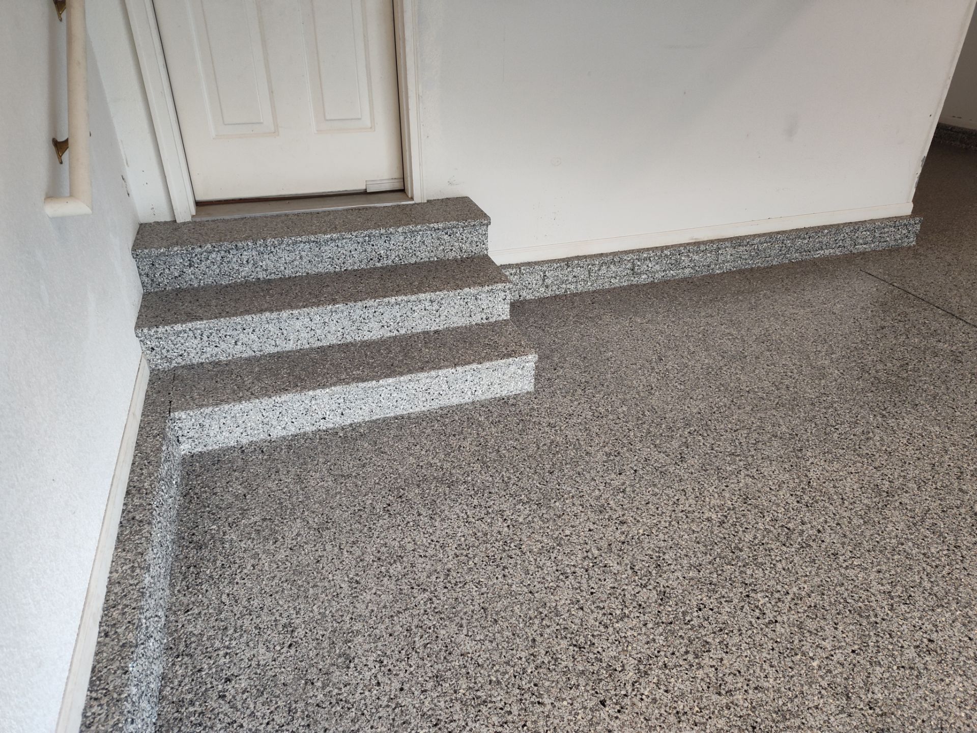 A Garage In One Day Keeps the Rock Salt Away! by Revival Concrete Coatings, LLC