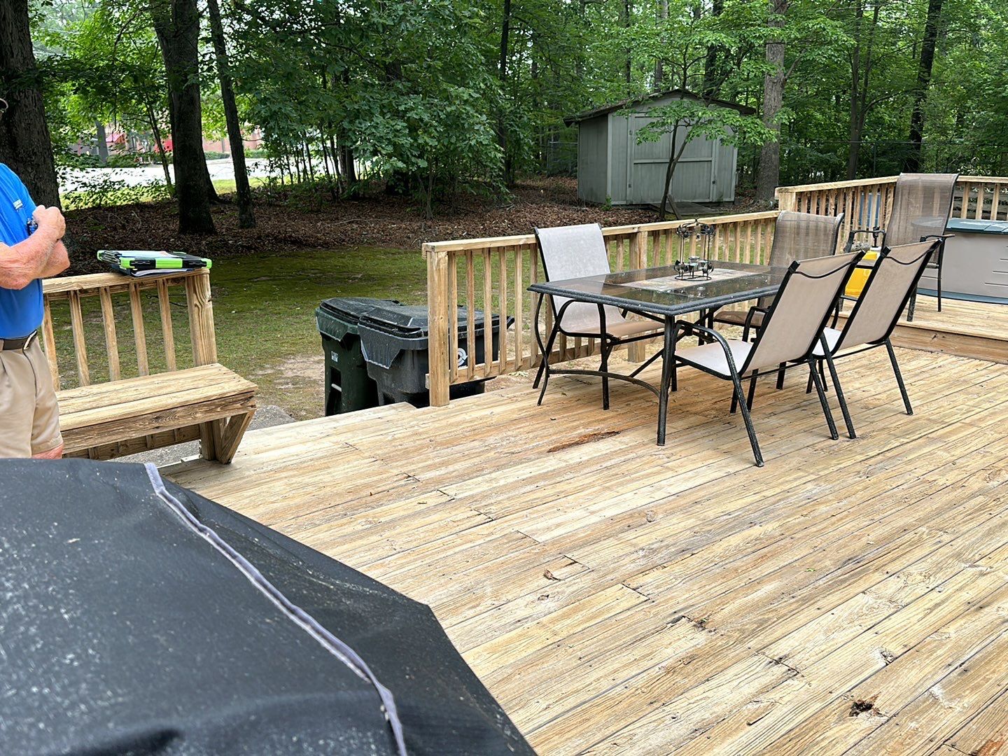 Weathered Deck using AcryFin by DuraSeal