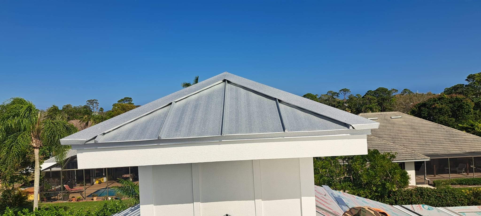 24ga 1" Nail-Strip Mill Finish by Total Roofing System The Metal Roof Experts