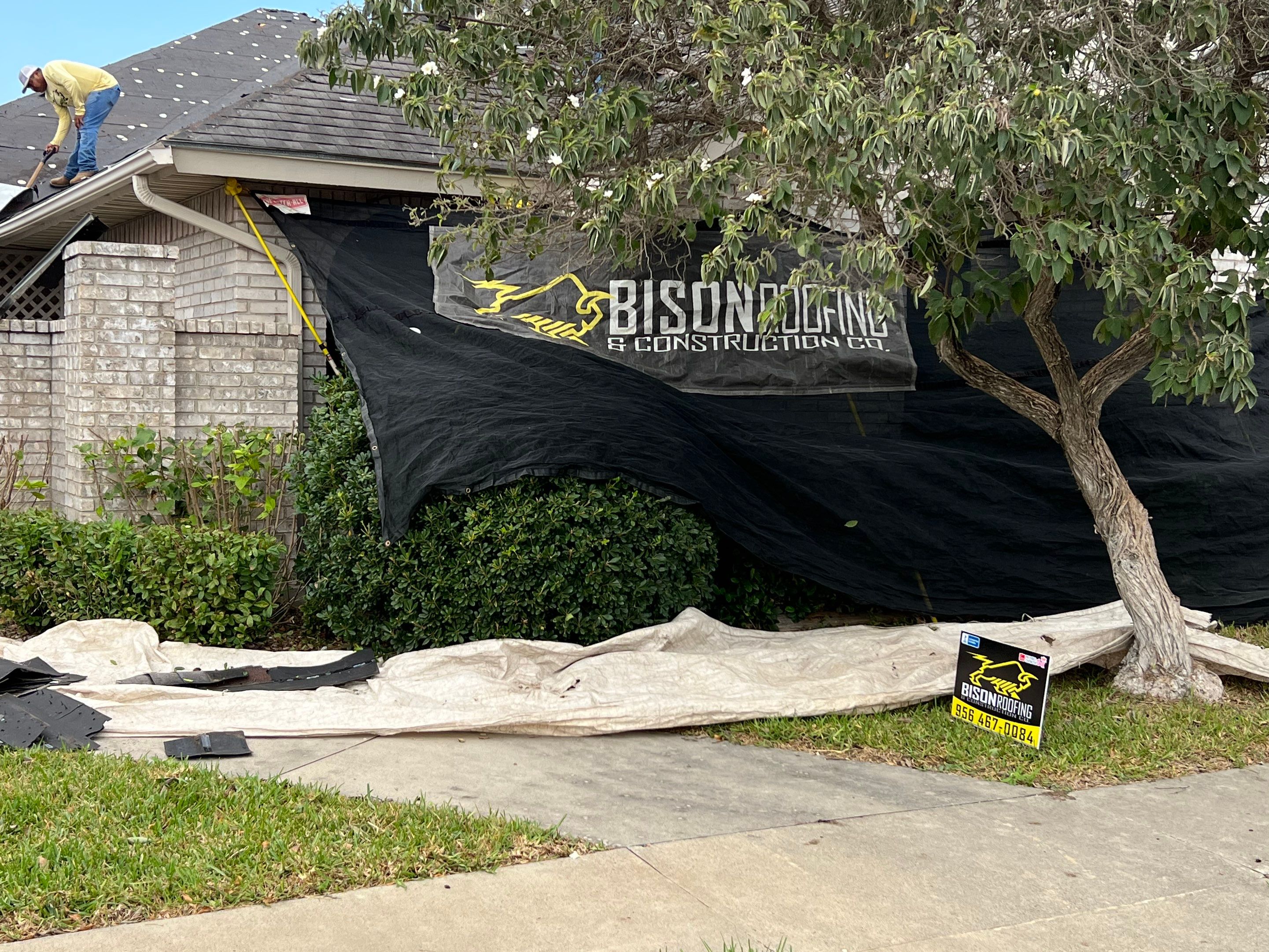 Harlingen Roof Project by Bison Roofing  