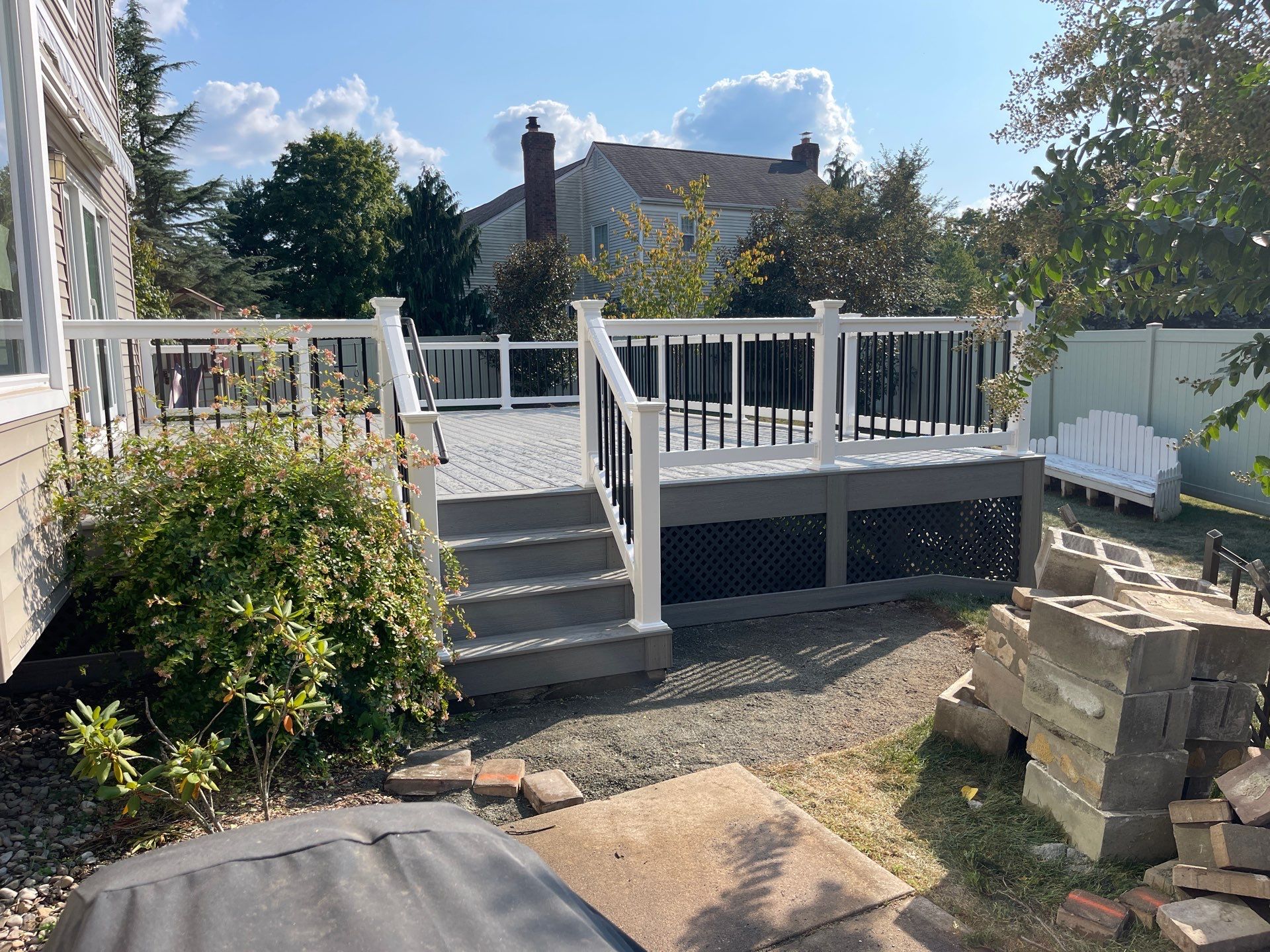 New Deck and Steps by deck guardian