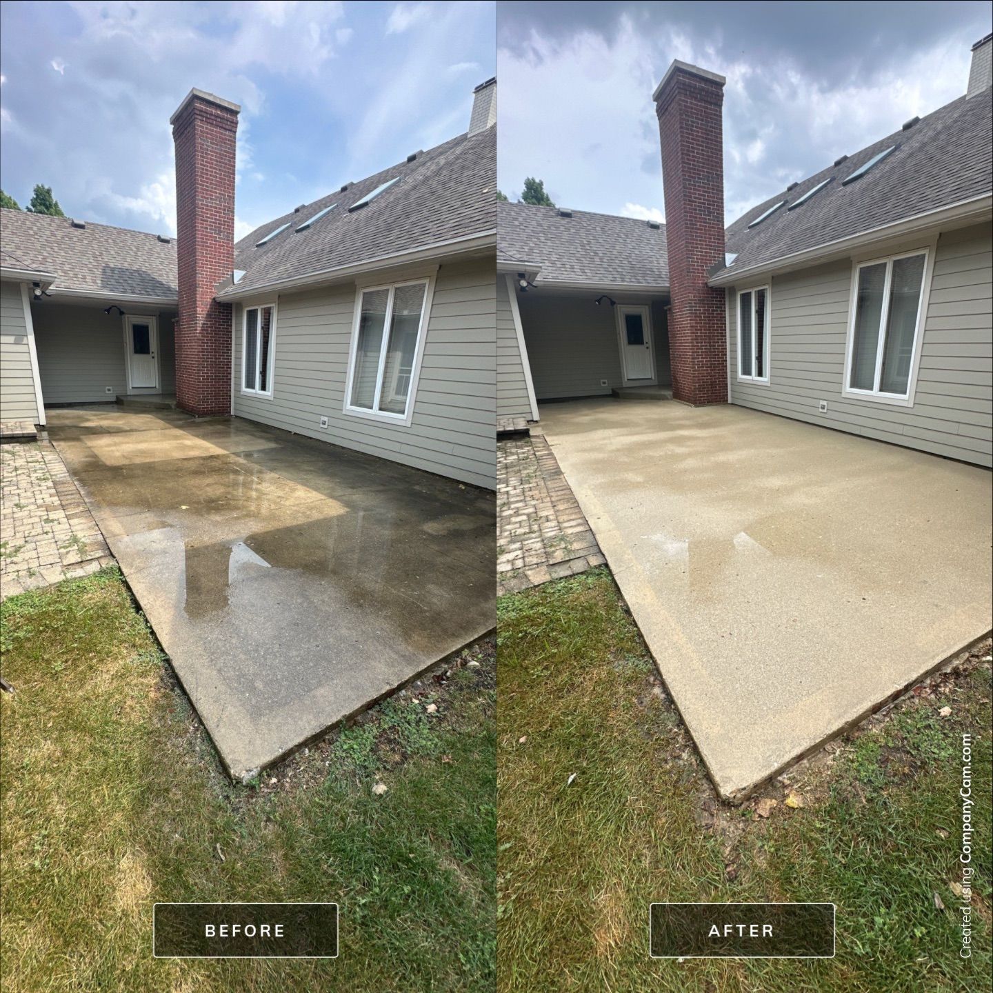 Project in Deer Park by Simmons Power & Soft Washing