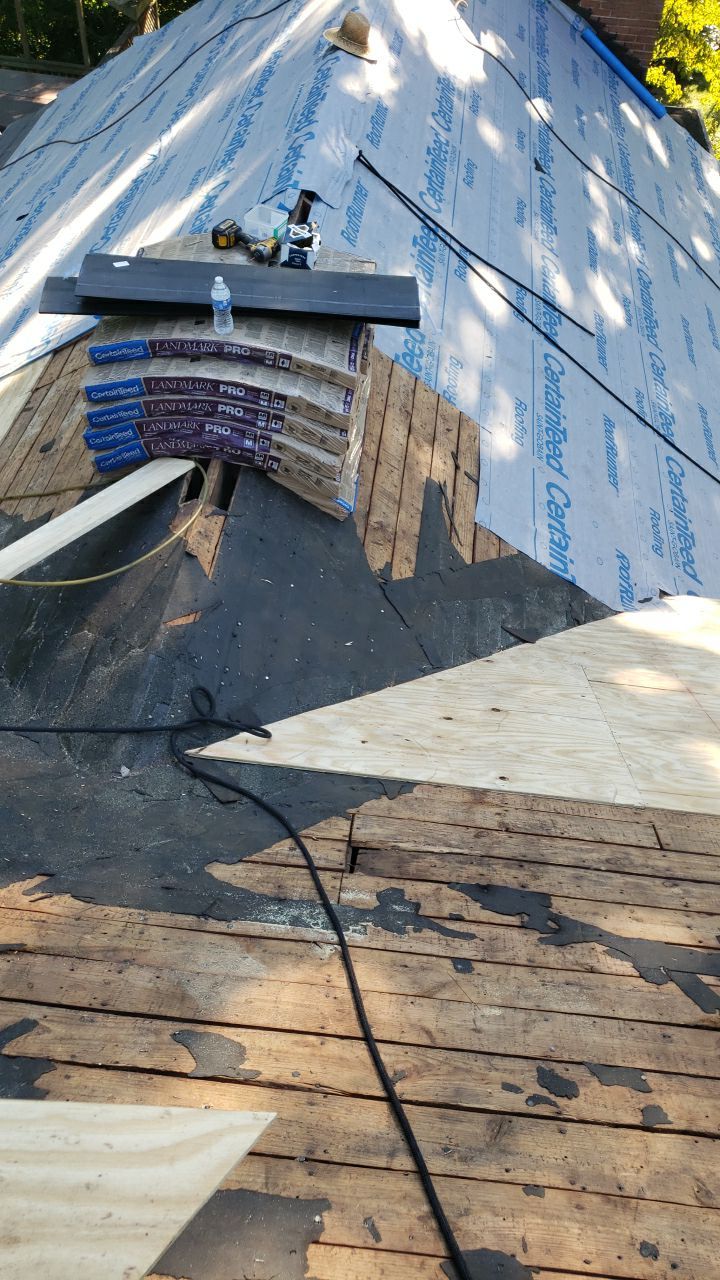 Alexandria Roof Project - CertainTeed Landmark Pro Max Def Charcoal Black Shingles by RM Banning, Inc.