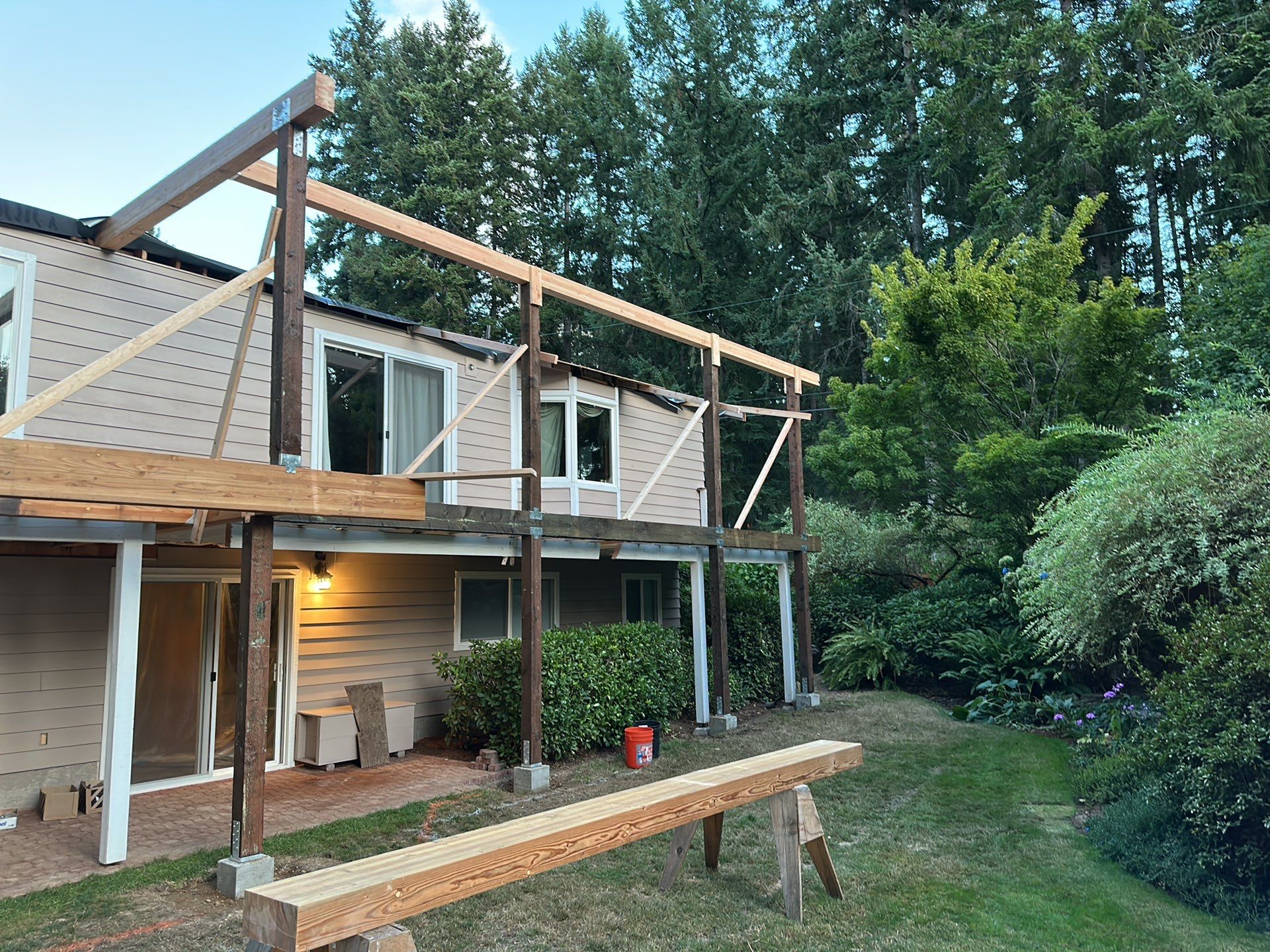 2nd Story Deck Installation and Roof Replacement using Owens Corning Duration: Estate Gray by RoofSmart