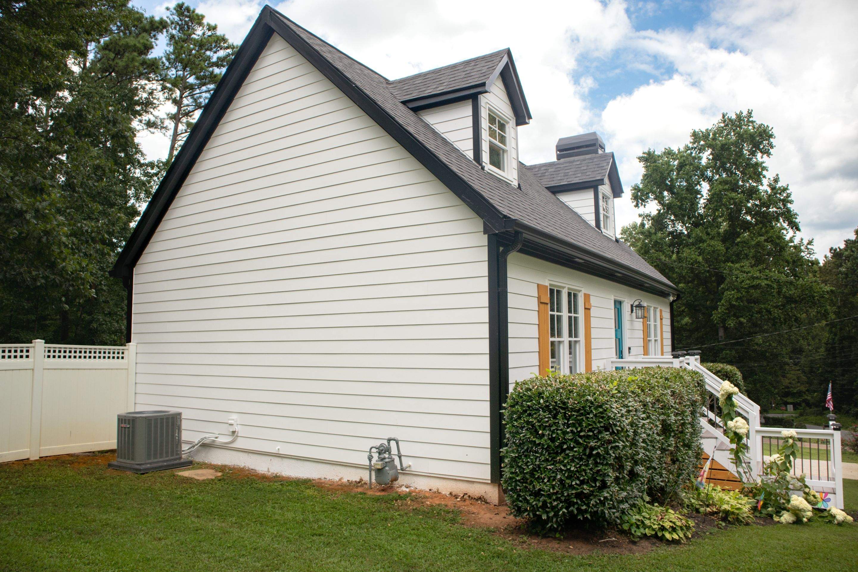 James Hardie Siding Install, Rotten Wood and Gutter Replacement and Exterior Painting by Nelson Exteriors 