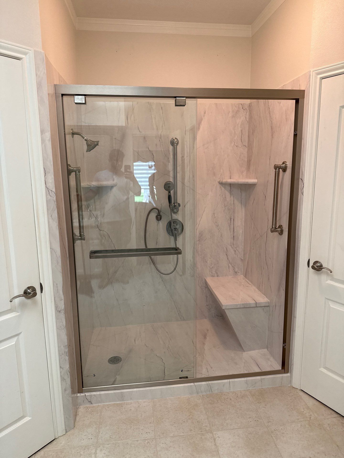 Tub to Walk-in Shower in 78746 by Lane Lauritsen - The Hill Country, Texas
