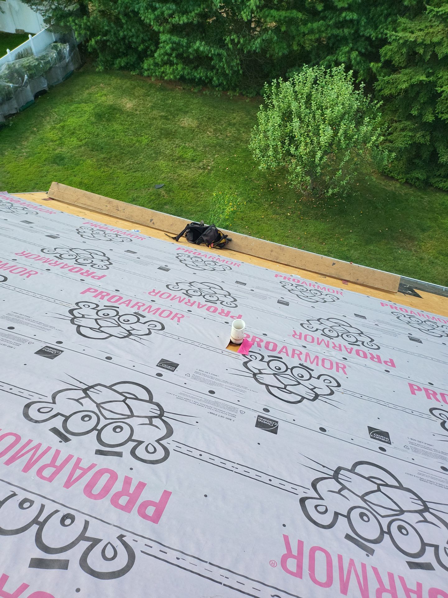 Residential Roofing Installation using Owens Corning Duration Driftwood by A Plus Exterior