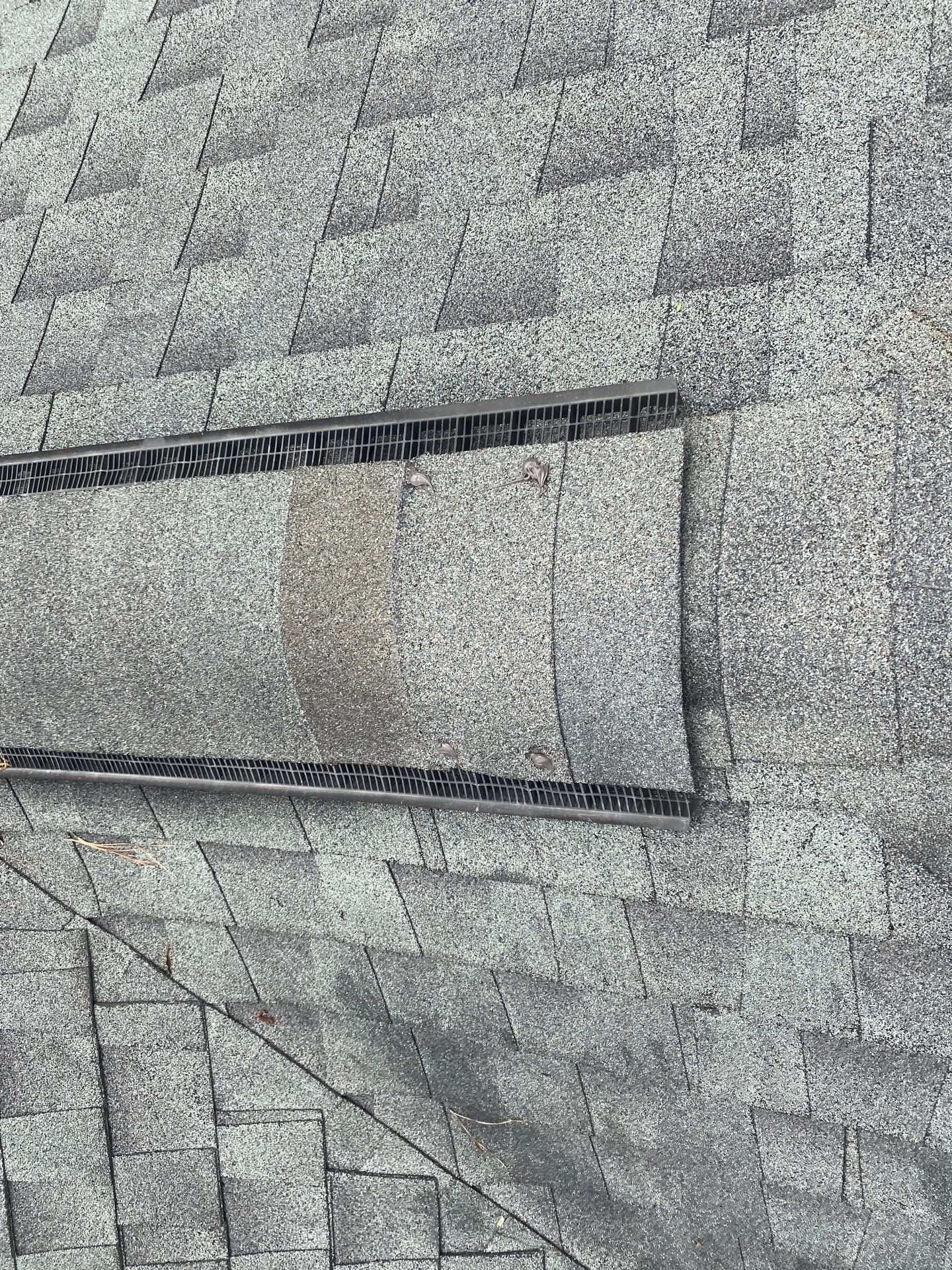 Hail Damage using Owen's Corning Duration (Lifetime) Shingles by Roof Repair Company