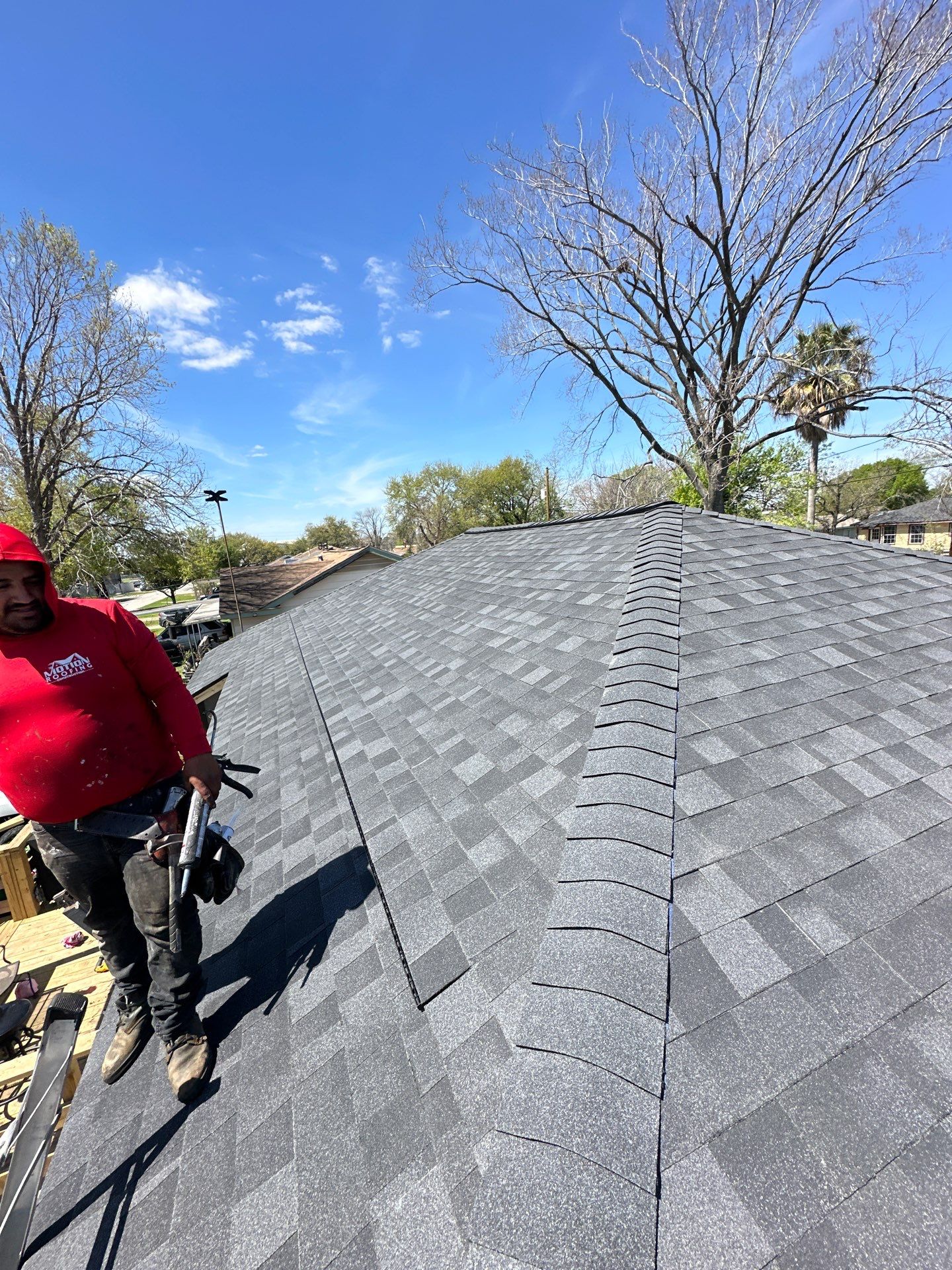 Project in Houston by Motion Roofing