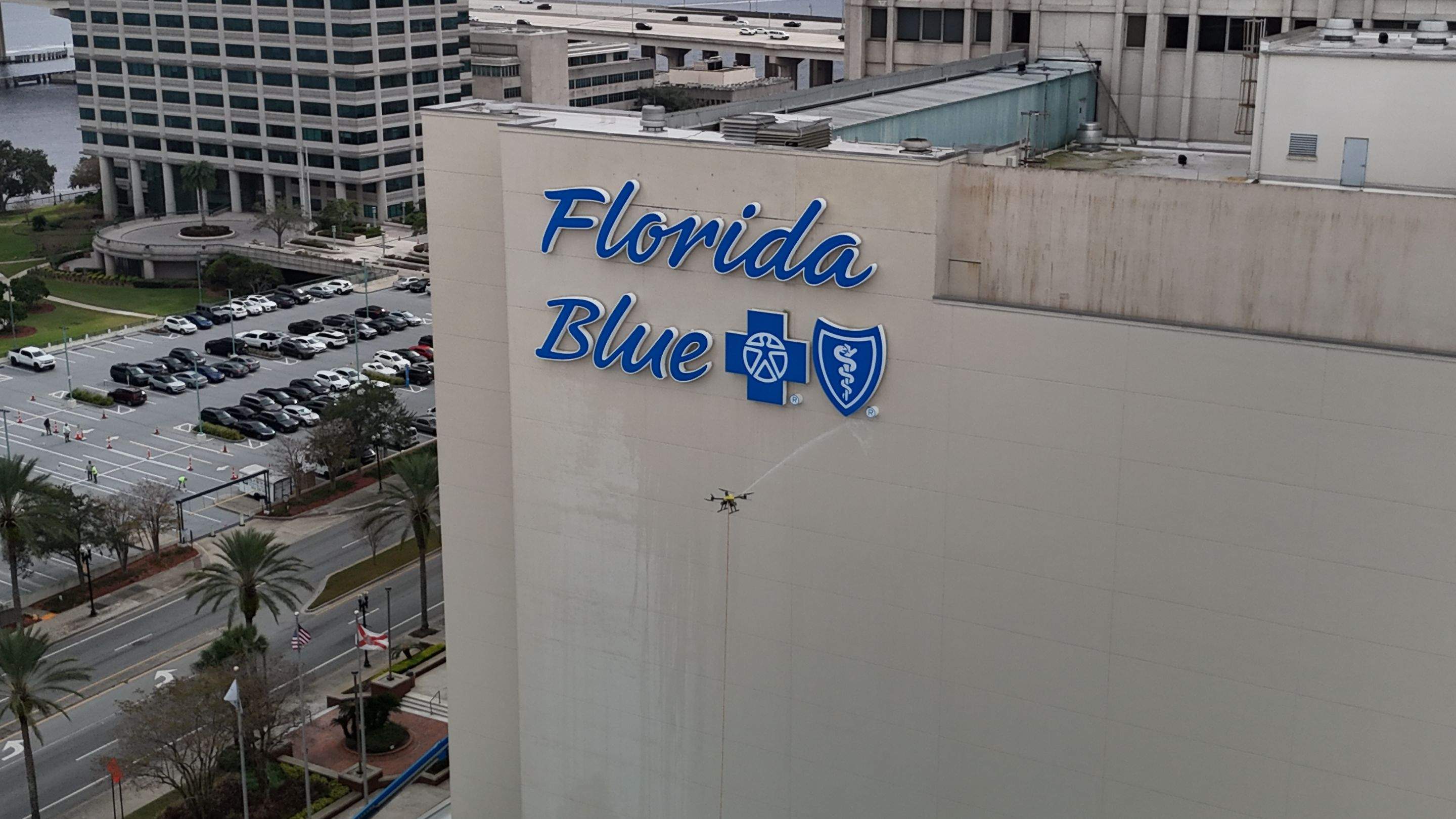 Project in Jacksonville by Drone Clean