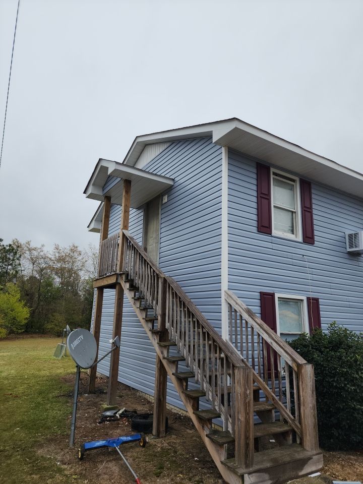 Interior and exterior renovation using Royal Building Products  by Indigo State Roofing