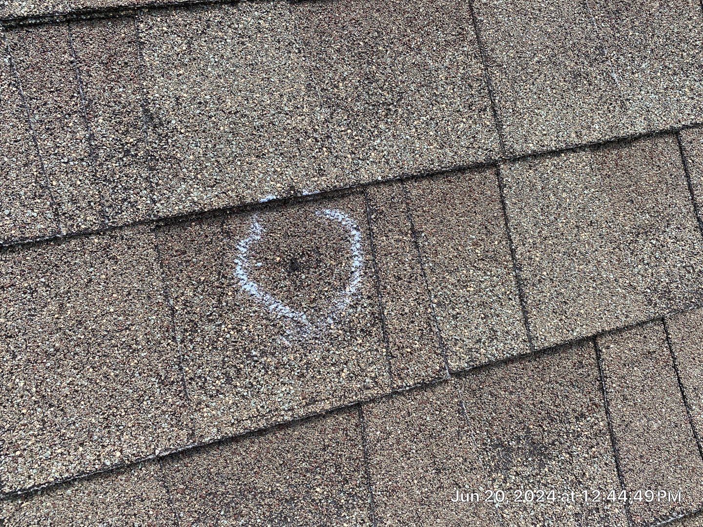 Hail Roof inspection in Jenks by Decor Roofing & Restoration