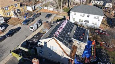 Full Roof Replacement in Boston, MA – Owens Corning Duration, Onyx Black