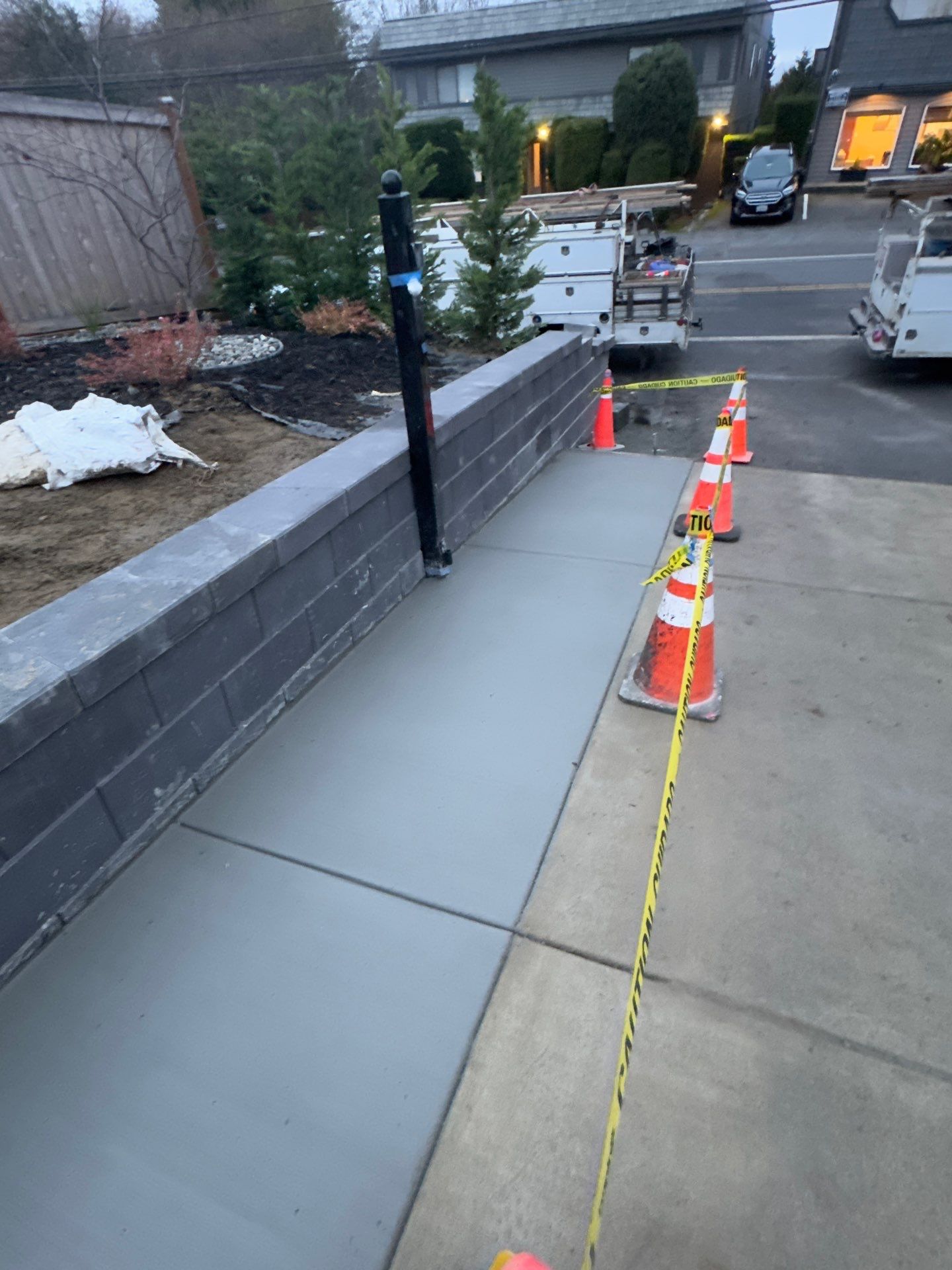 Retaining Wall & Concrete Patch Repair | Everett  by Jireh Asphalt & Concrete Inc 