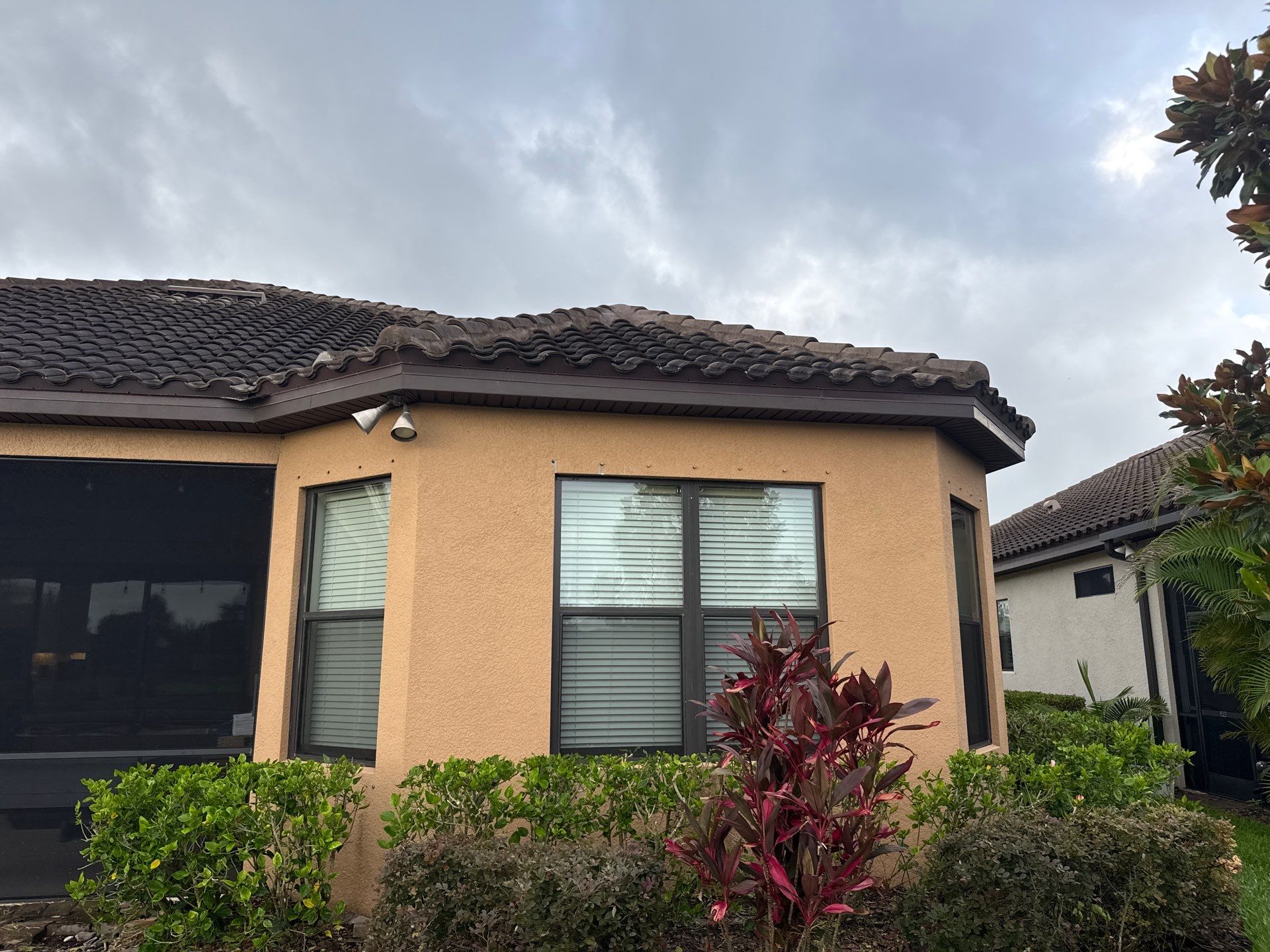 Tile Roof Cleaning & Paver Driveway Restoration – Artisan Lakes Esplanade, Palmetto, FL by Sunshine AquaWash