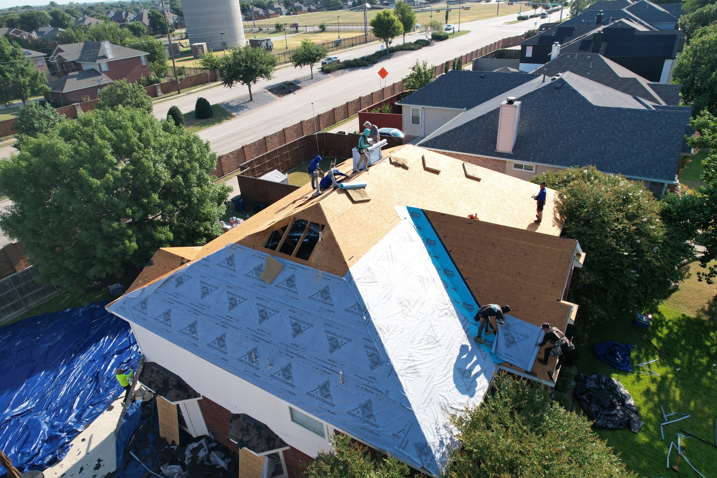 Project in Allen by Zeus Exteriors