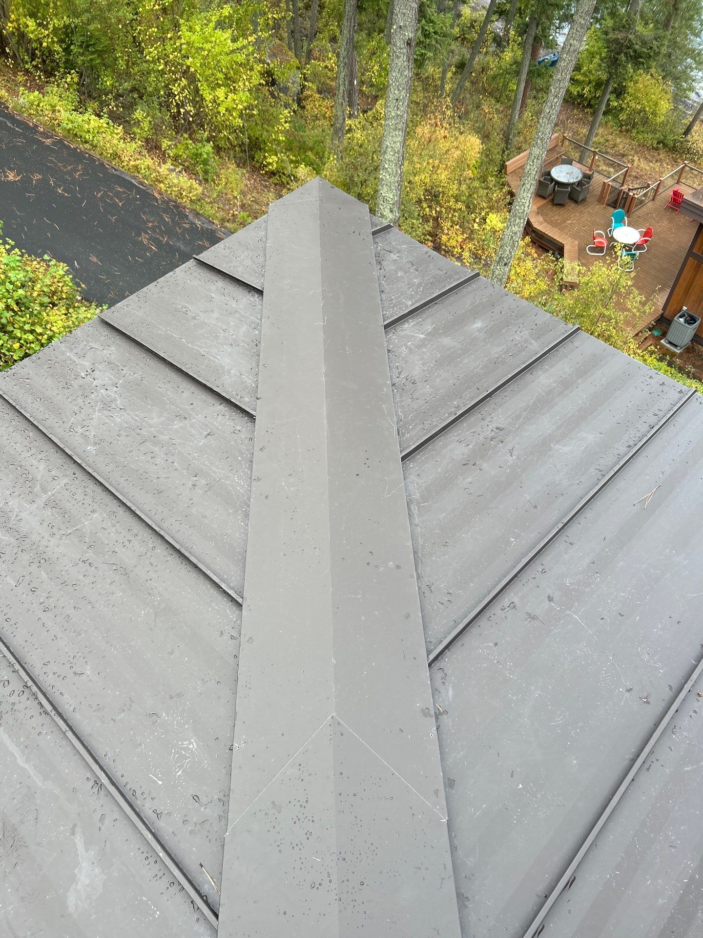 CMG ULG Mechanical Lock Standing Seam - Dark Bronze  by Montana Roofing Solutions