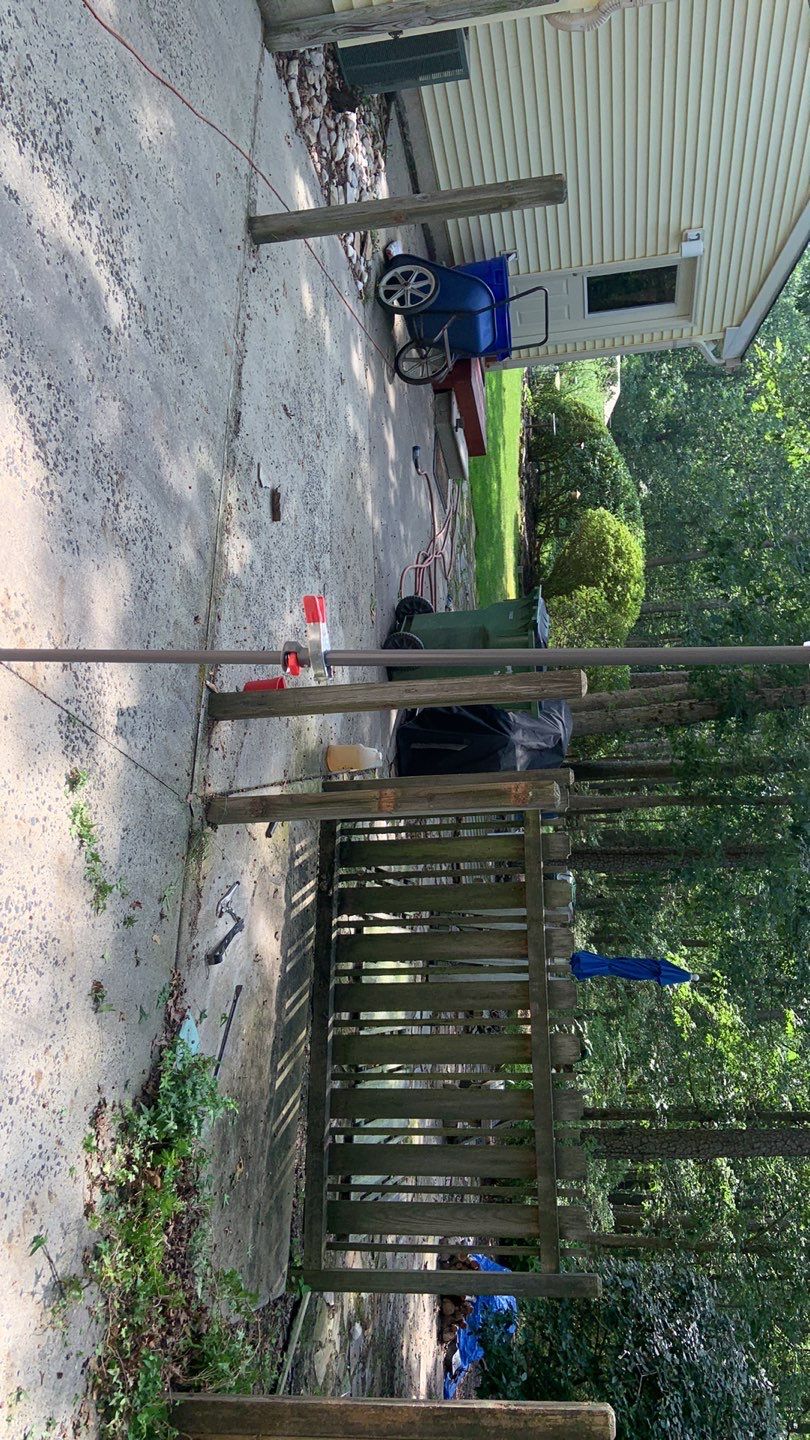 Custom Fence Built using Treated Lumber by A1 NERDY HOMES LLC