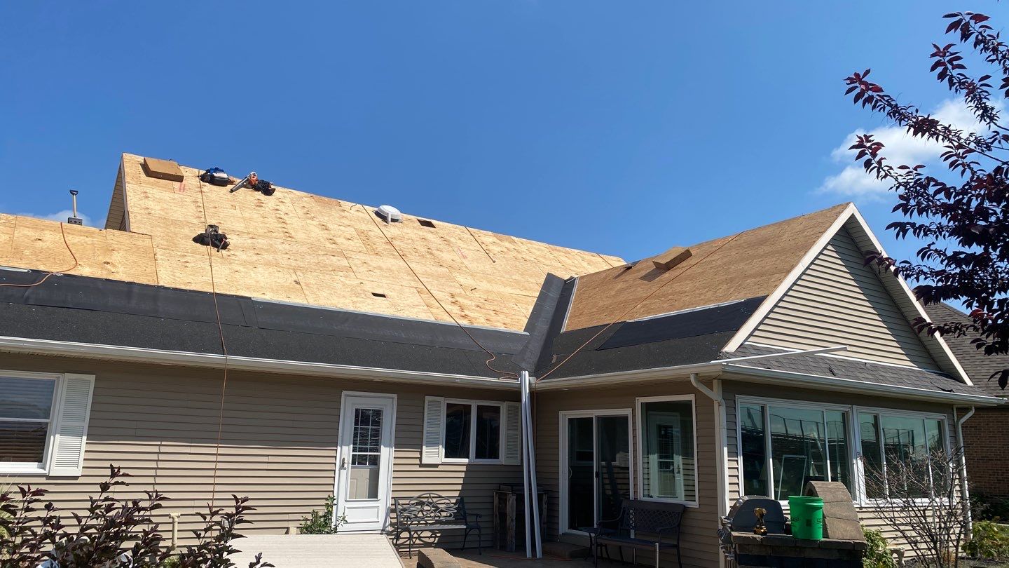 Residential Roofing Installation using GAF Timberline HDZ Weathered Wood by Nitro Roofing and Construction