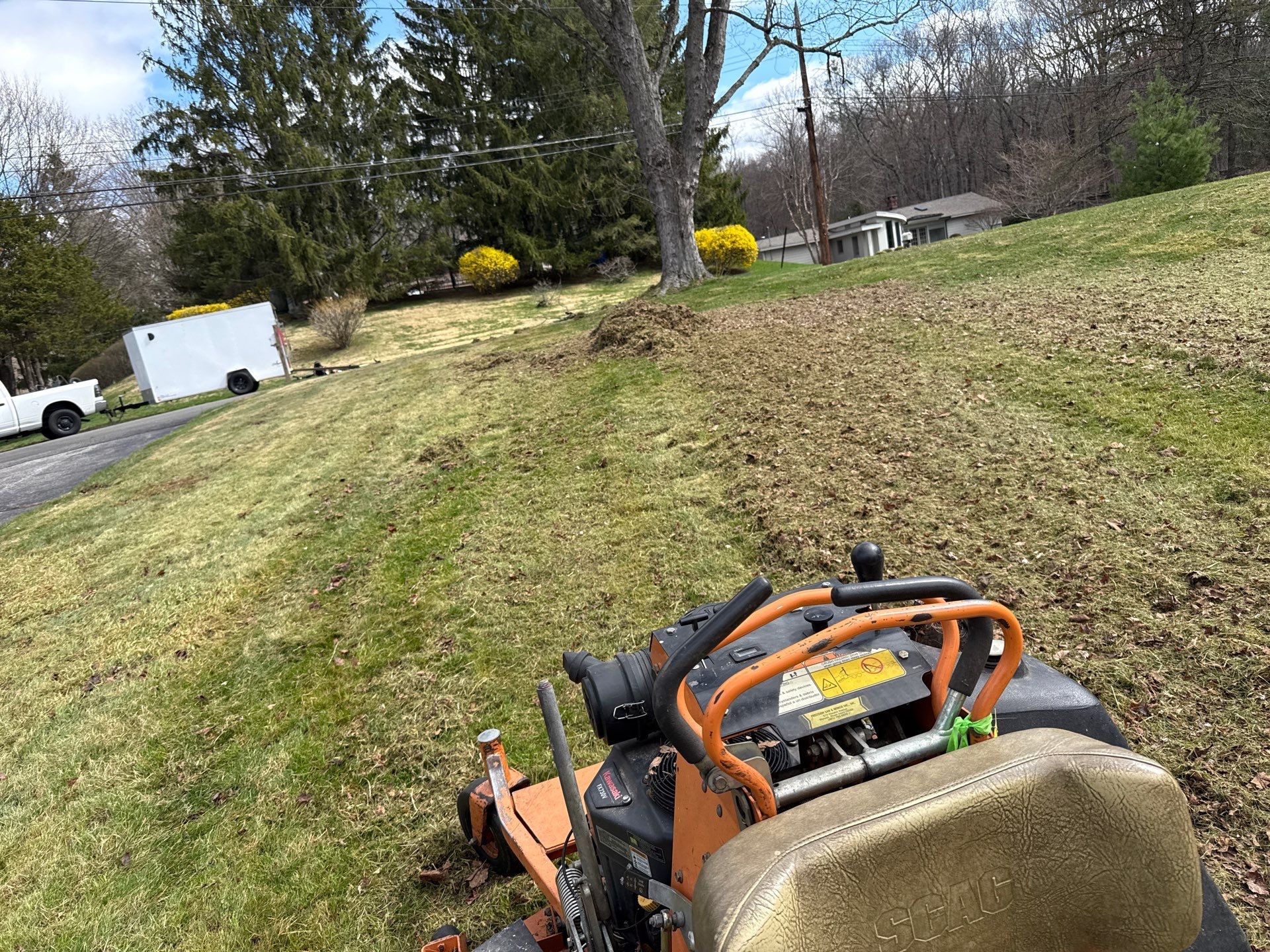 Comprehensive Spring Property Cleanup and Garden Bed Mulching in Orange by Diamond Image LLC