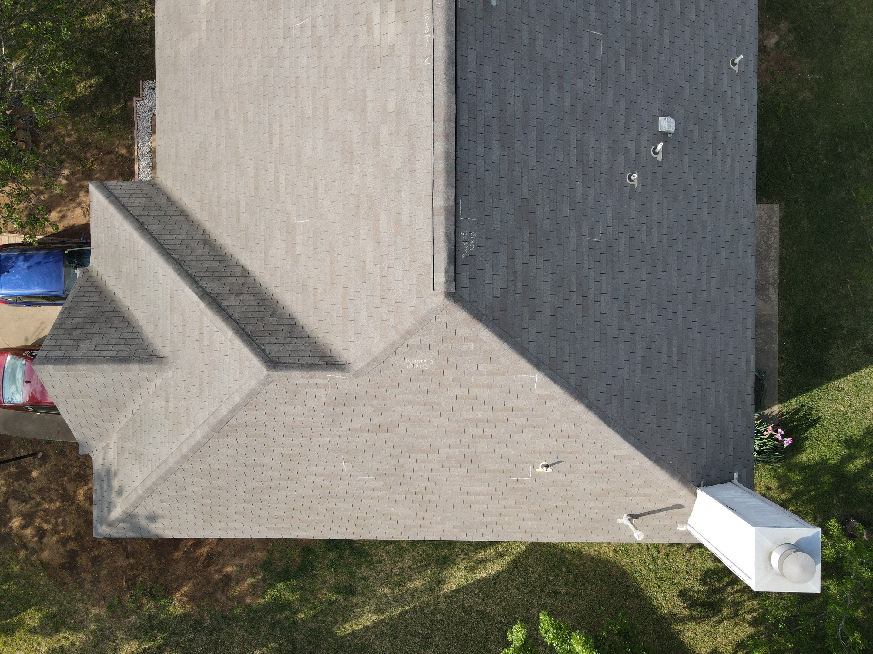 Architectural Shingle Roof Replacement and Decking Repair in Round Rock by Caliber Restoration LLC