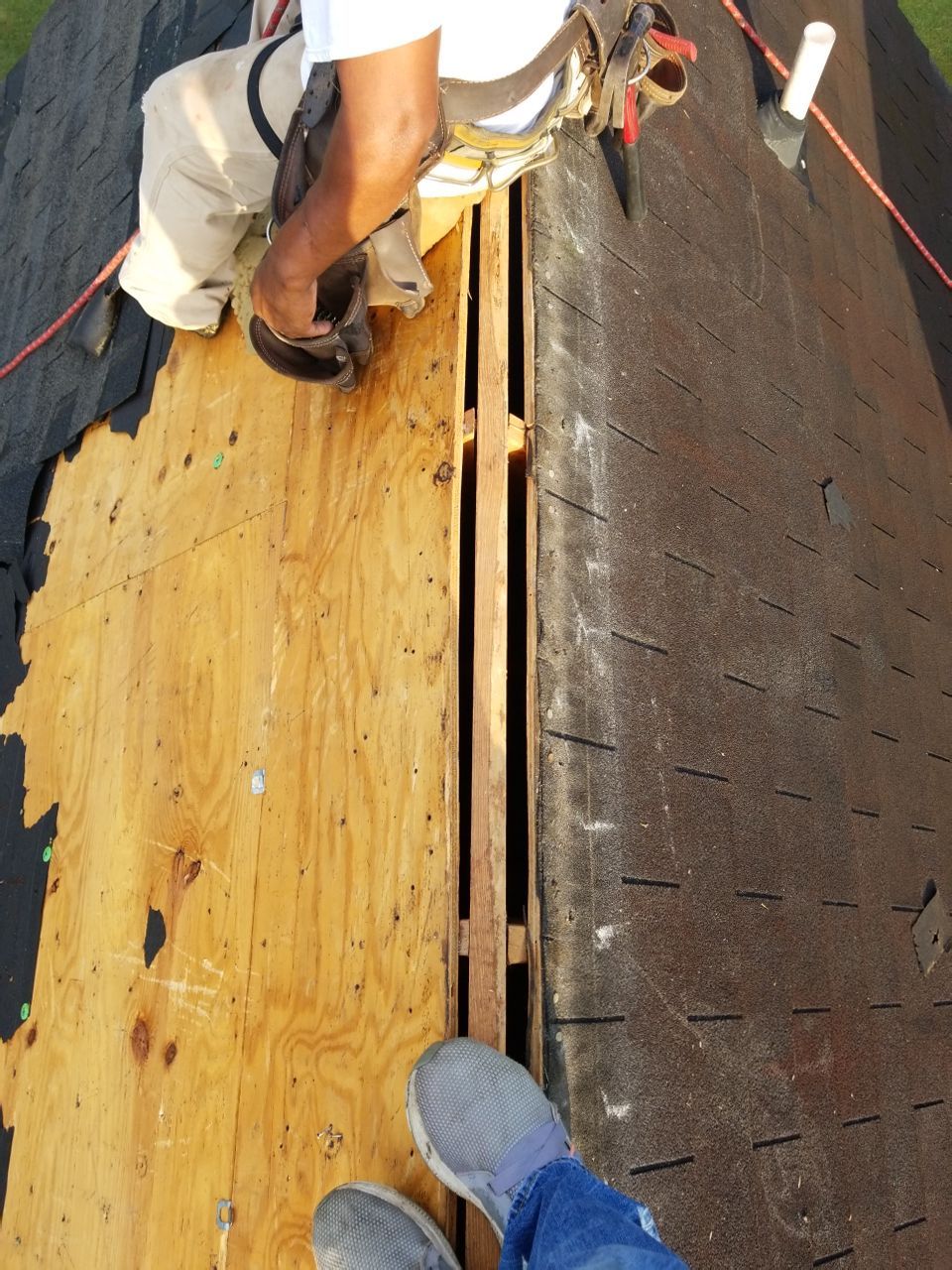 Residential Roofing Installation using Roof Replacement by American Roofing & Construction LLC