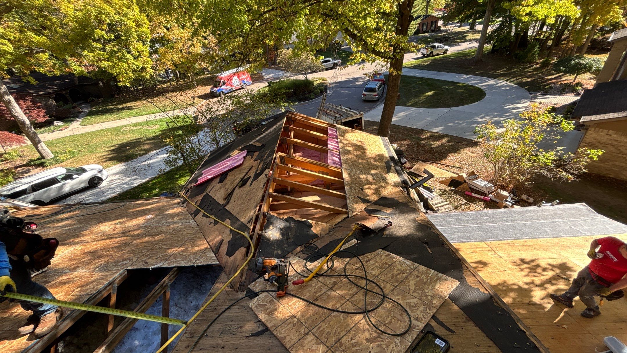Roof Replacement using Owens Corning Driftwood by 180 Contractors