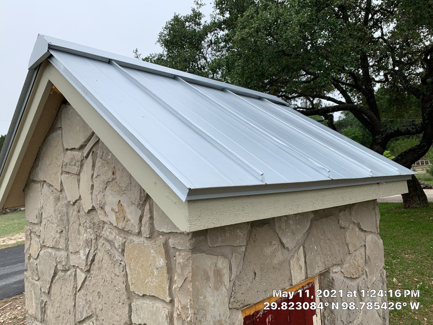 Residential Metal Roof Installation using McElroy Metal by Premier Roofing and Contracting