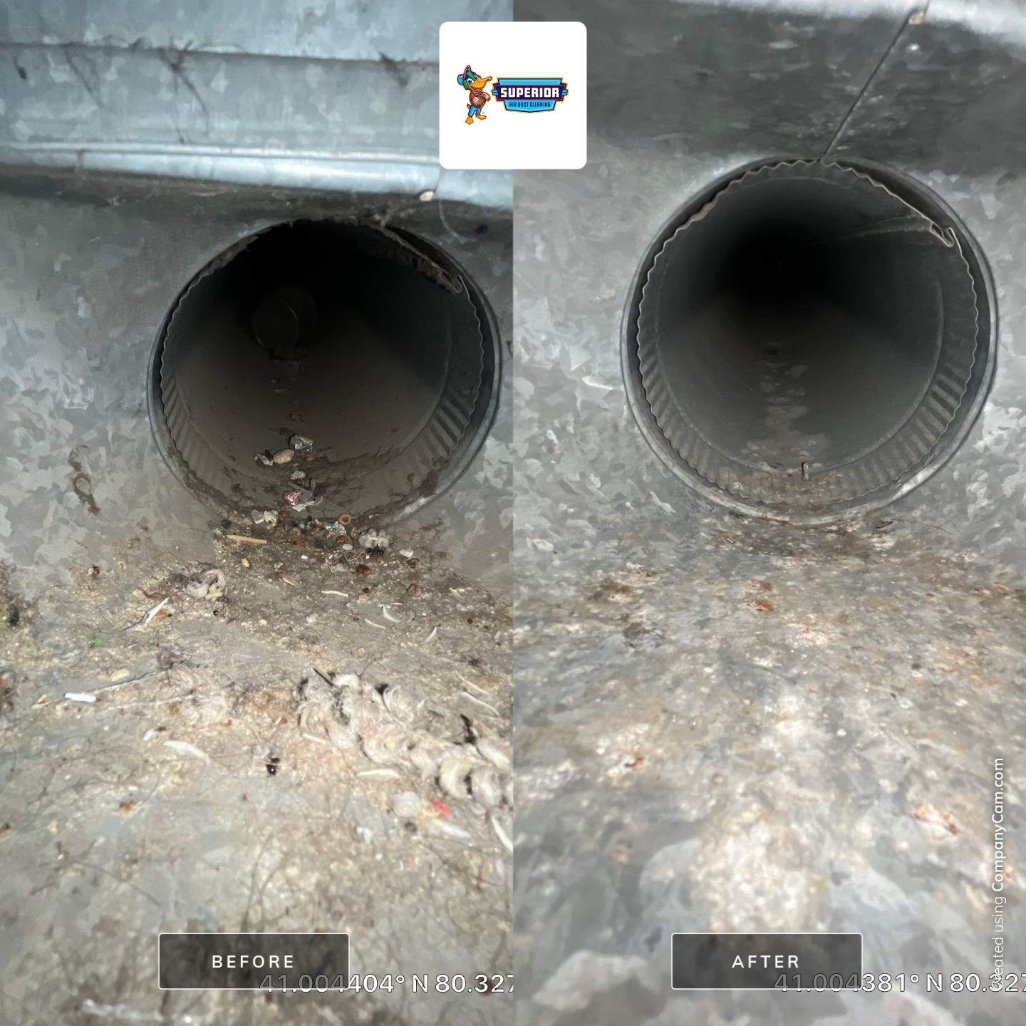 Air Duct Cleaning With a Vacuum Truck in New Castle, PA by Superior Air Duct Cleaning