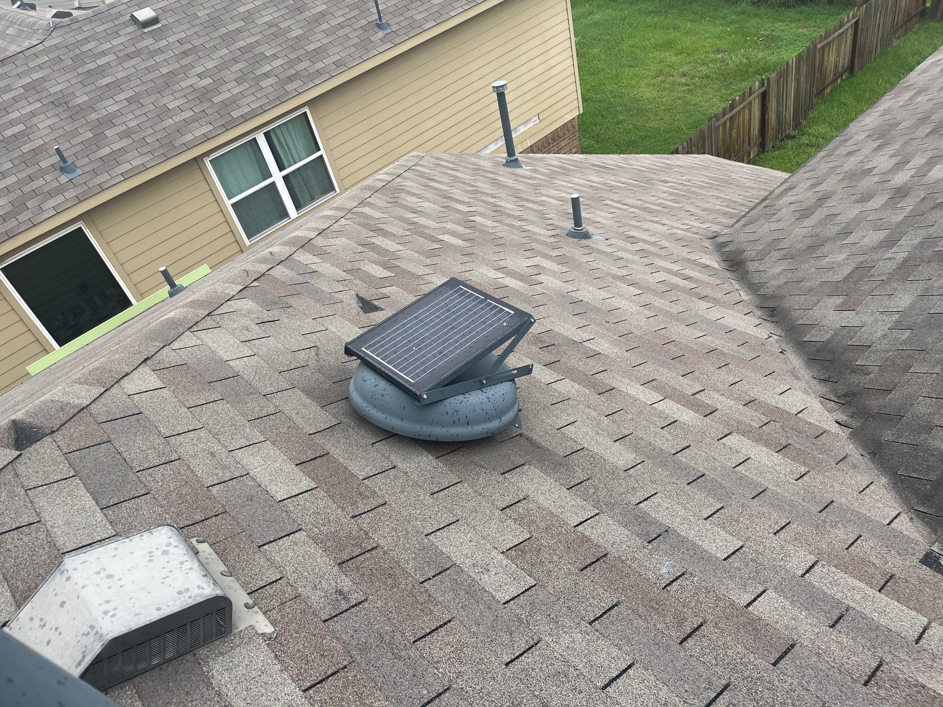 Hail Damage using Owen's Corning Duration (Lifetime) Shingles by Roof Repair Company