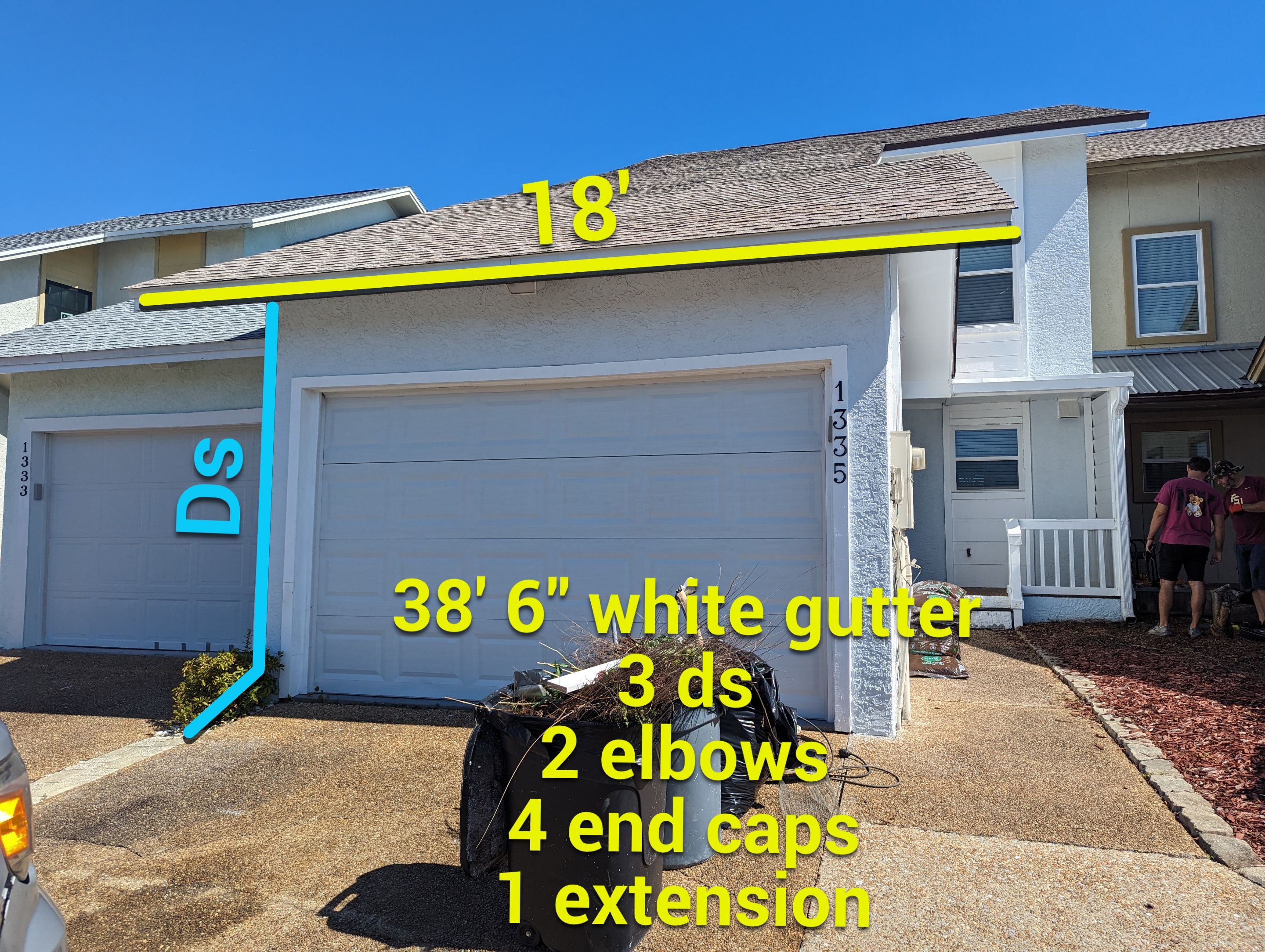 6 INCH Seamless Gutters in Panama City FL by Gutter Professors