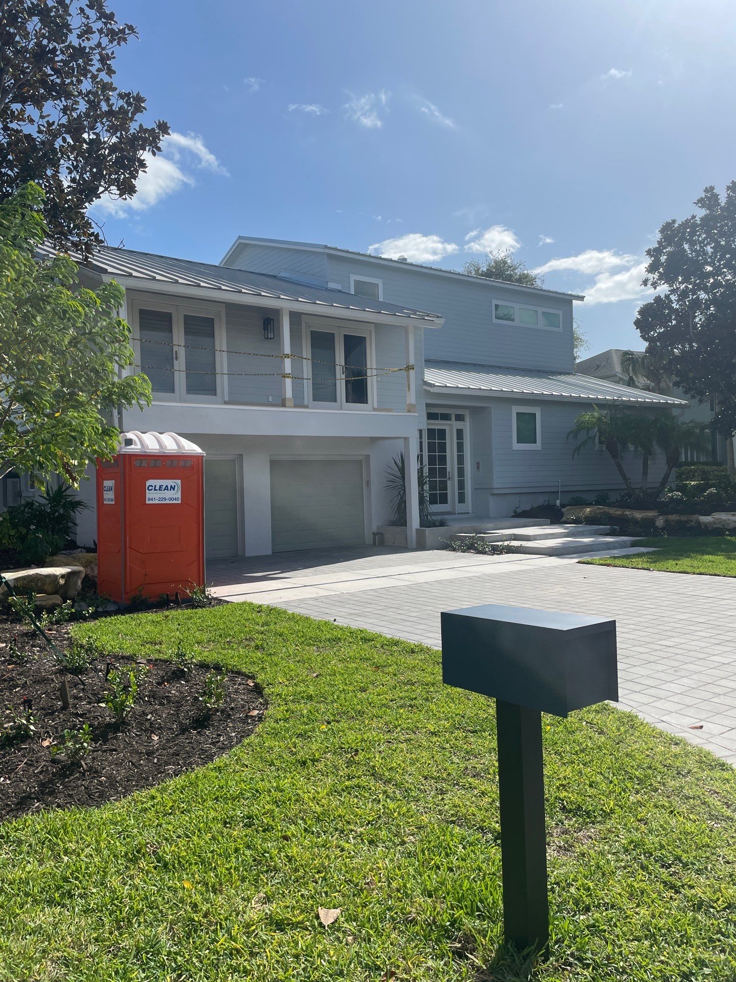7-Inch K-Style Seamless White Gutters in Osprey FL by Gutter Professors