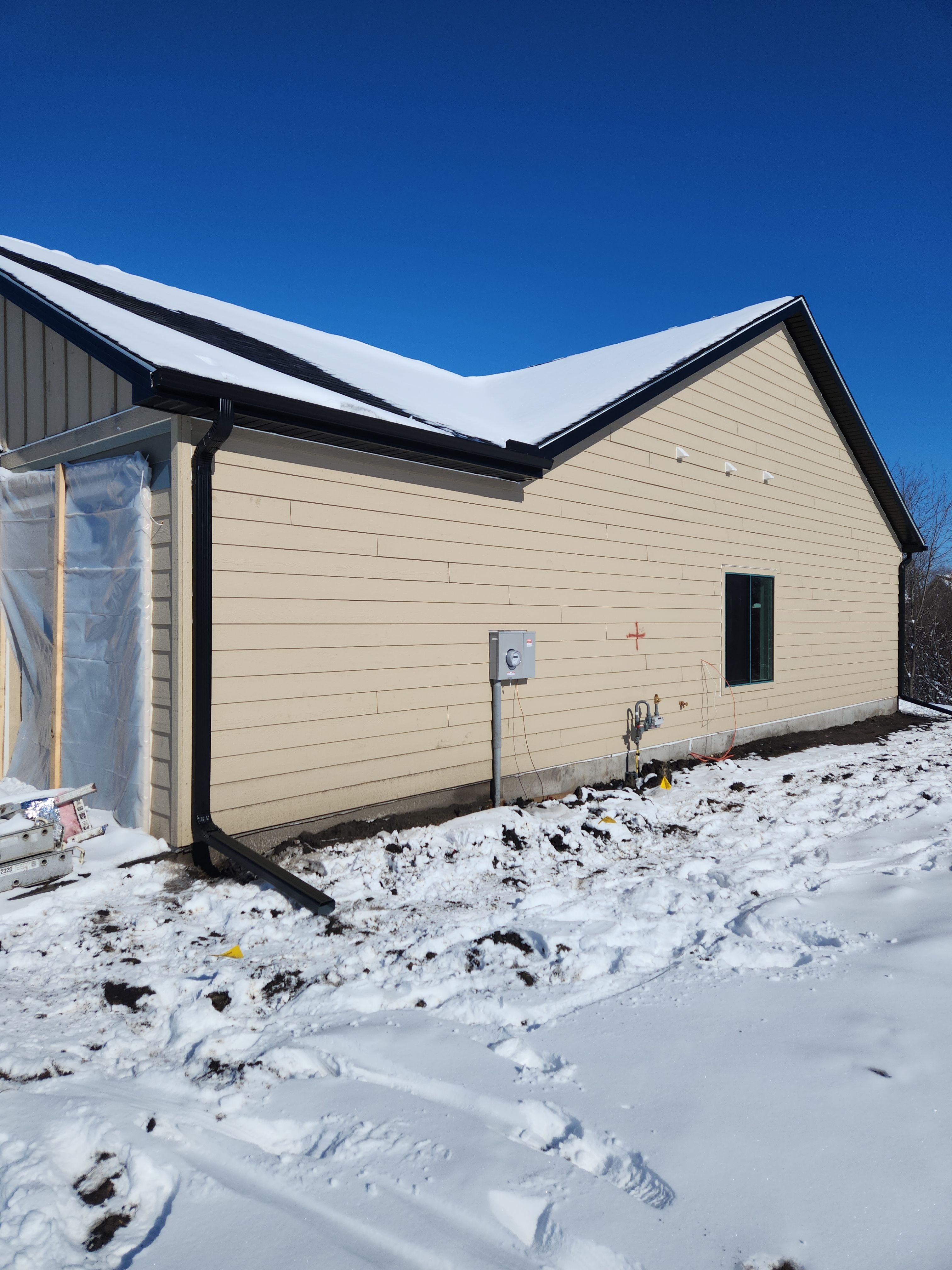 5" Gutters in Howard Lake by Next Level Seamless Gutters / Exteriors Inc.