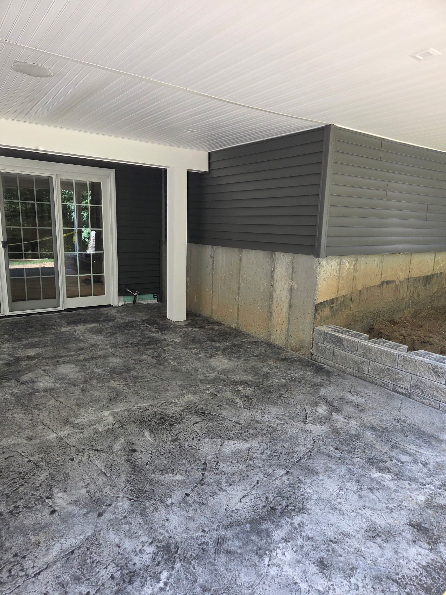New Front and Back Trex Deck In Lineage color Rainier by DiGiorgi Roofing and Siding Inc