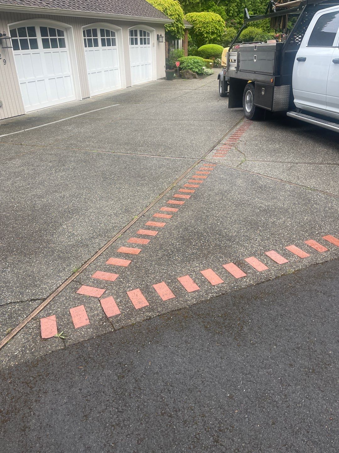 Stamped Concrete Driveway Renovation | Woodinville  by Jireh Asphalt & Concrete Inc 