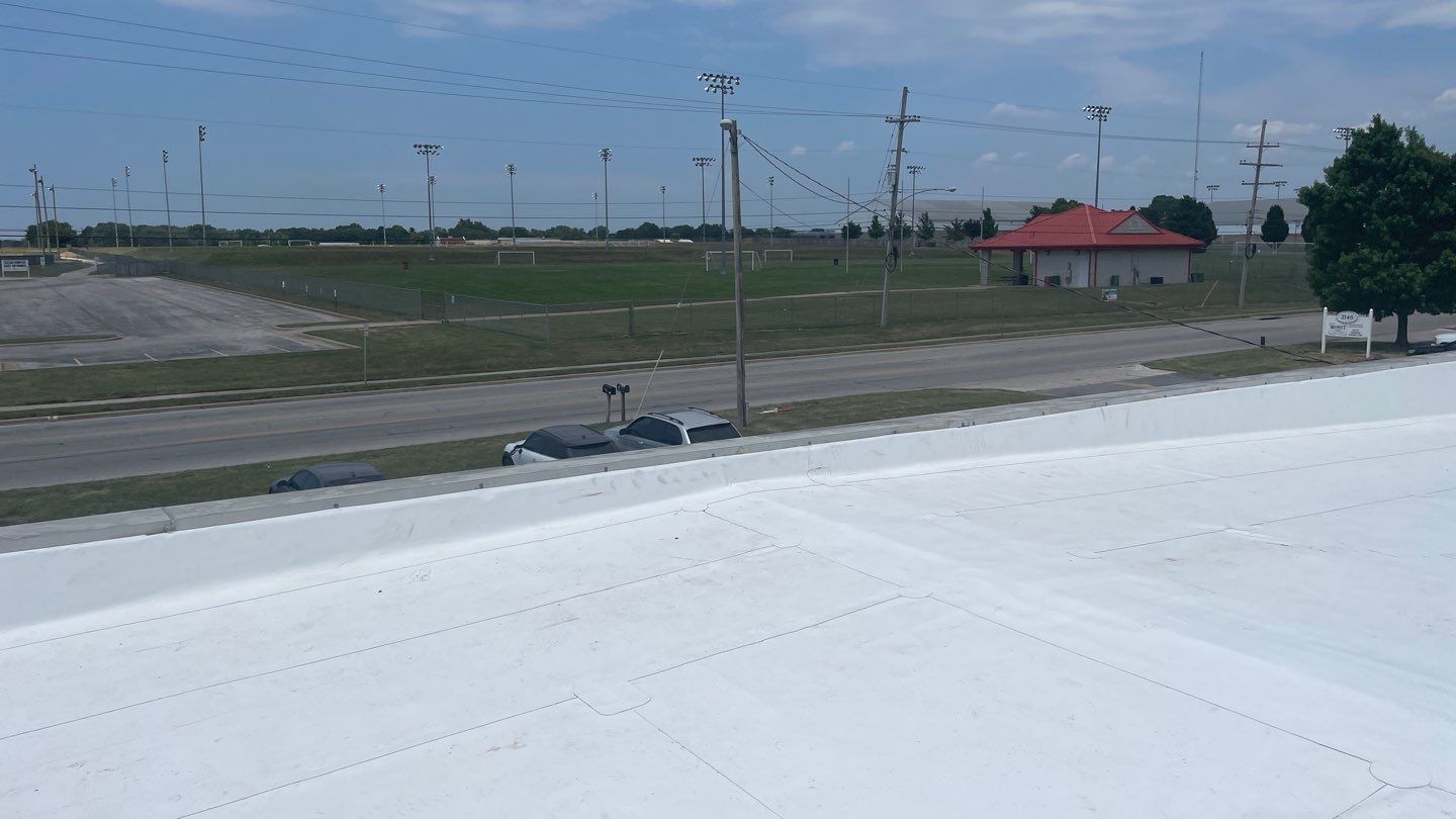 Commercial Roofing Install - IB PVC Roofing System  by Titan Commercial & Residential Roofing 
