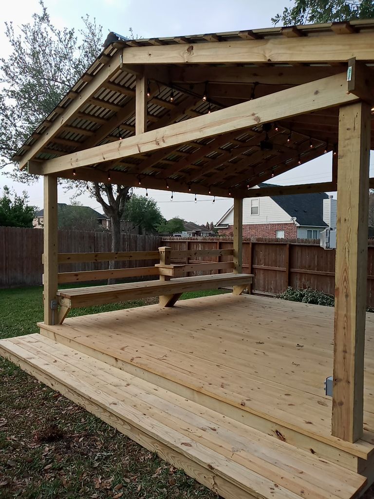 Back Yard Dance Party by Bayfront Roofing and Construction