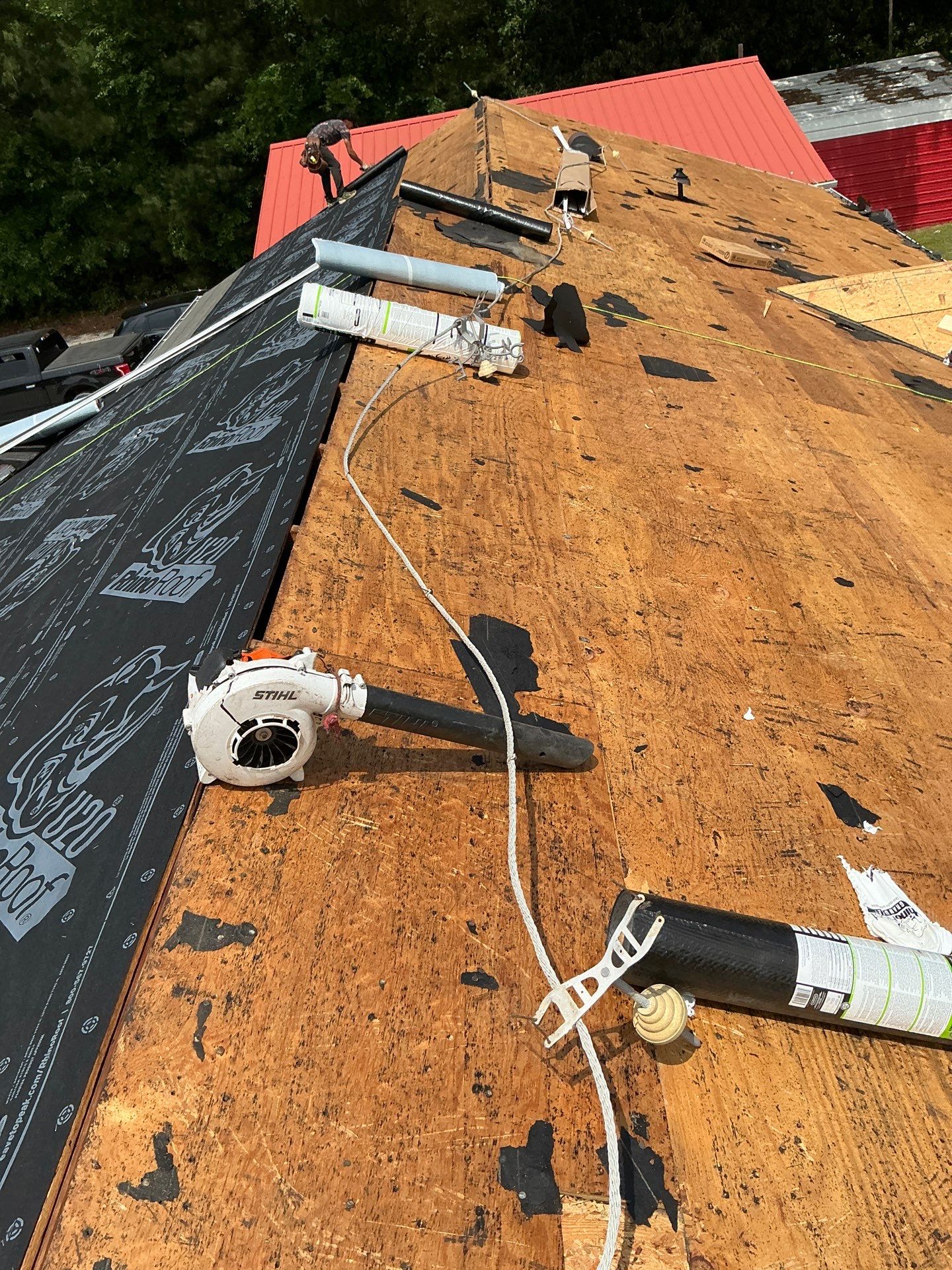 Complete Architectural Shingle Roof Replacement Project in Hudgins by Cade Construction