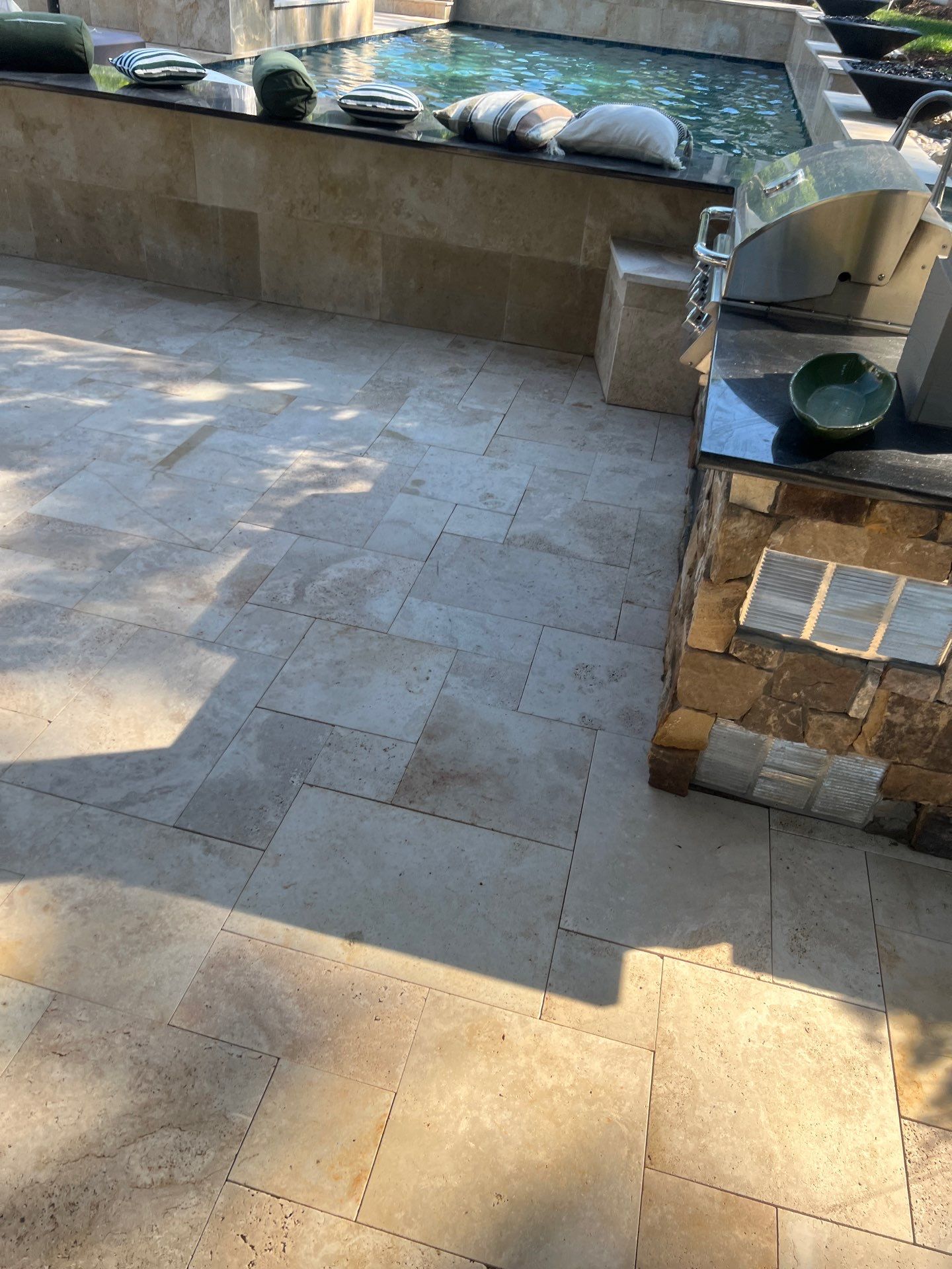 Pool Deck using Wood Sealant by DuraSeal